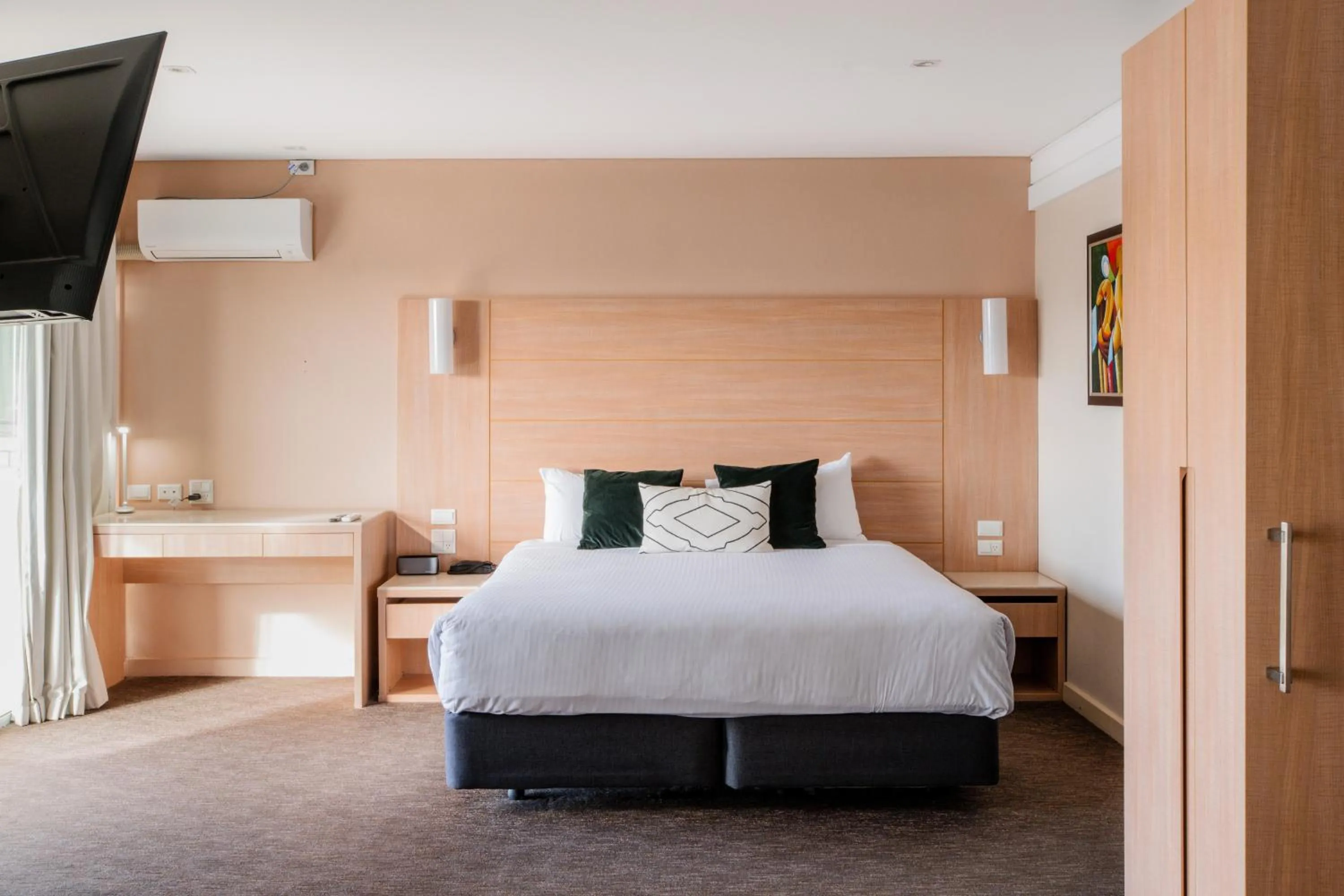 Bed in The Terrace Hotel Adelaide