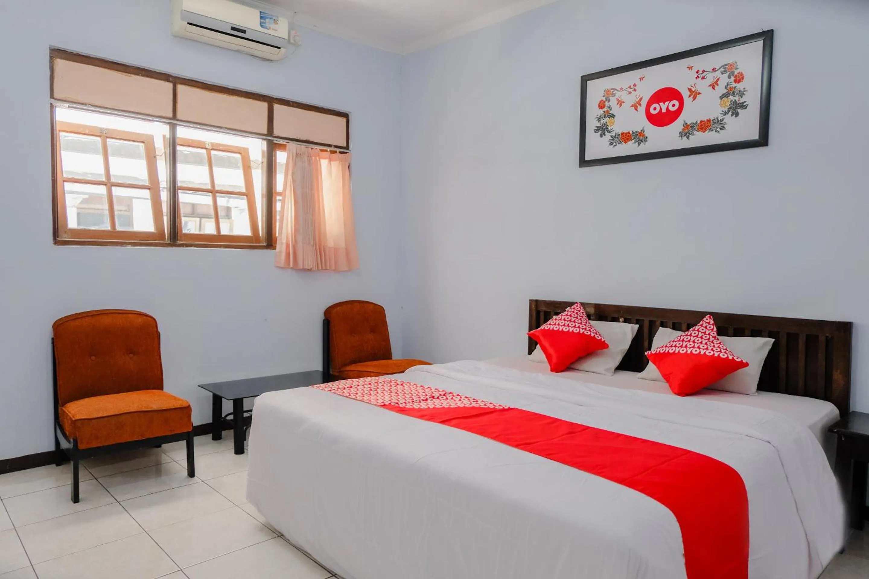 Bedroom, Bed in Hotel O Arjosari Near Plaza Araya Formerly Hotel Nugraha