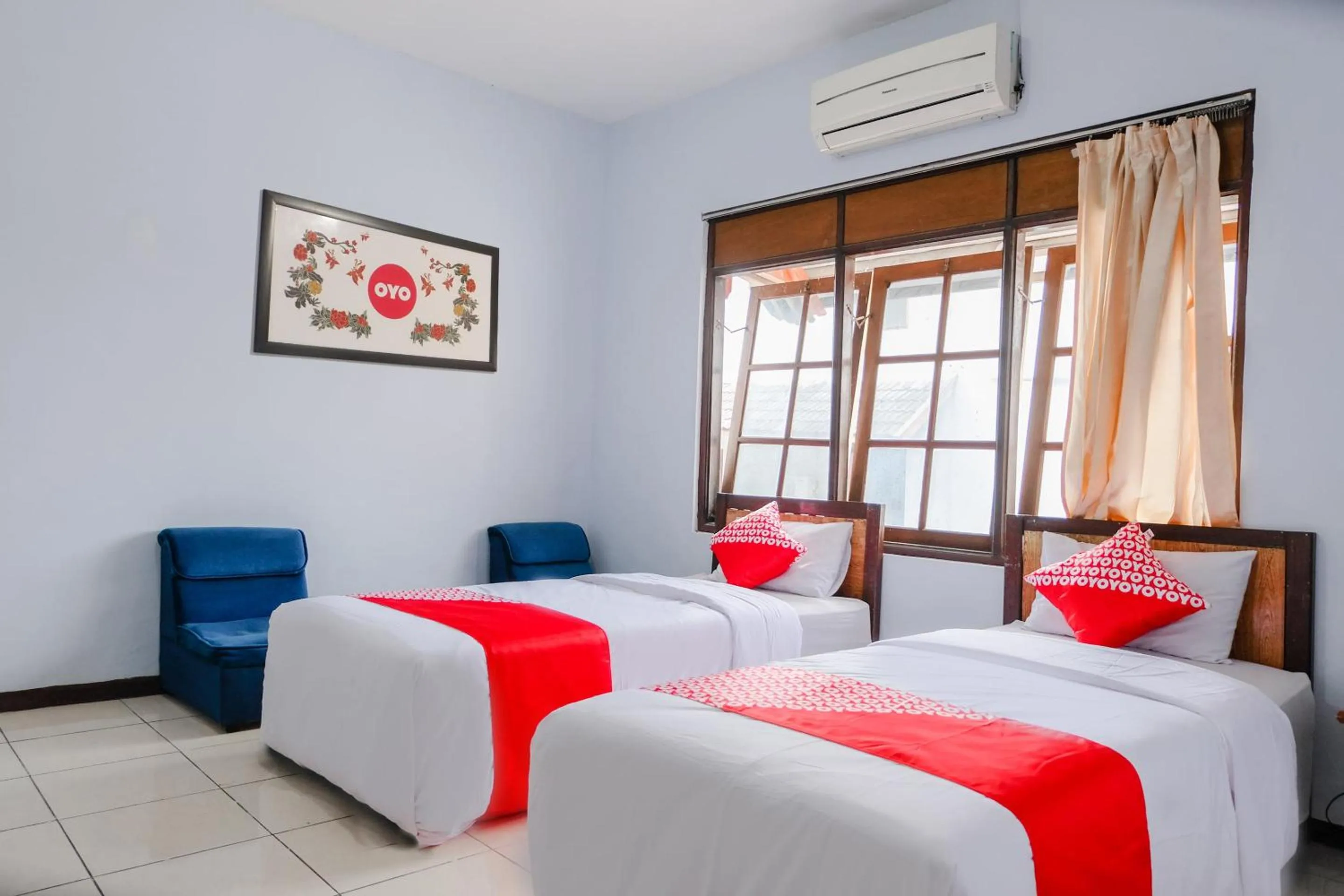 Bedroom, Bed in Hotel O Arjosari Near Plaza Araya Formerly Hotel Nugraha