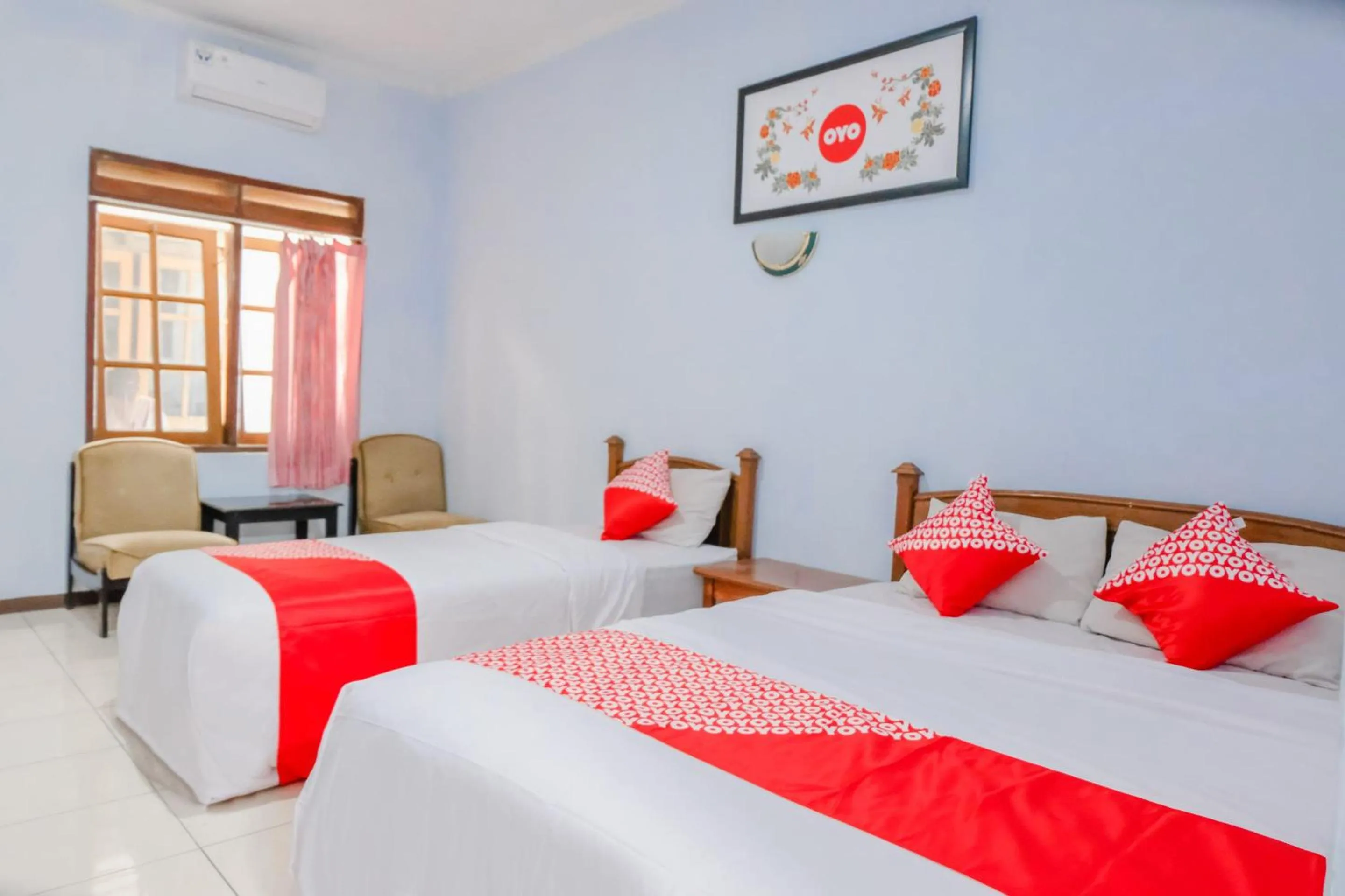 Bedroom, Bed in Hotel O Arjosari Near Plaza Araya Formerly Hotel Nugraha