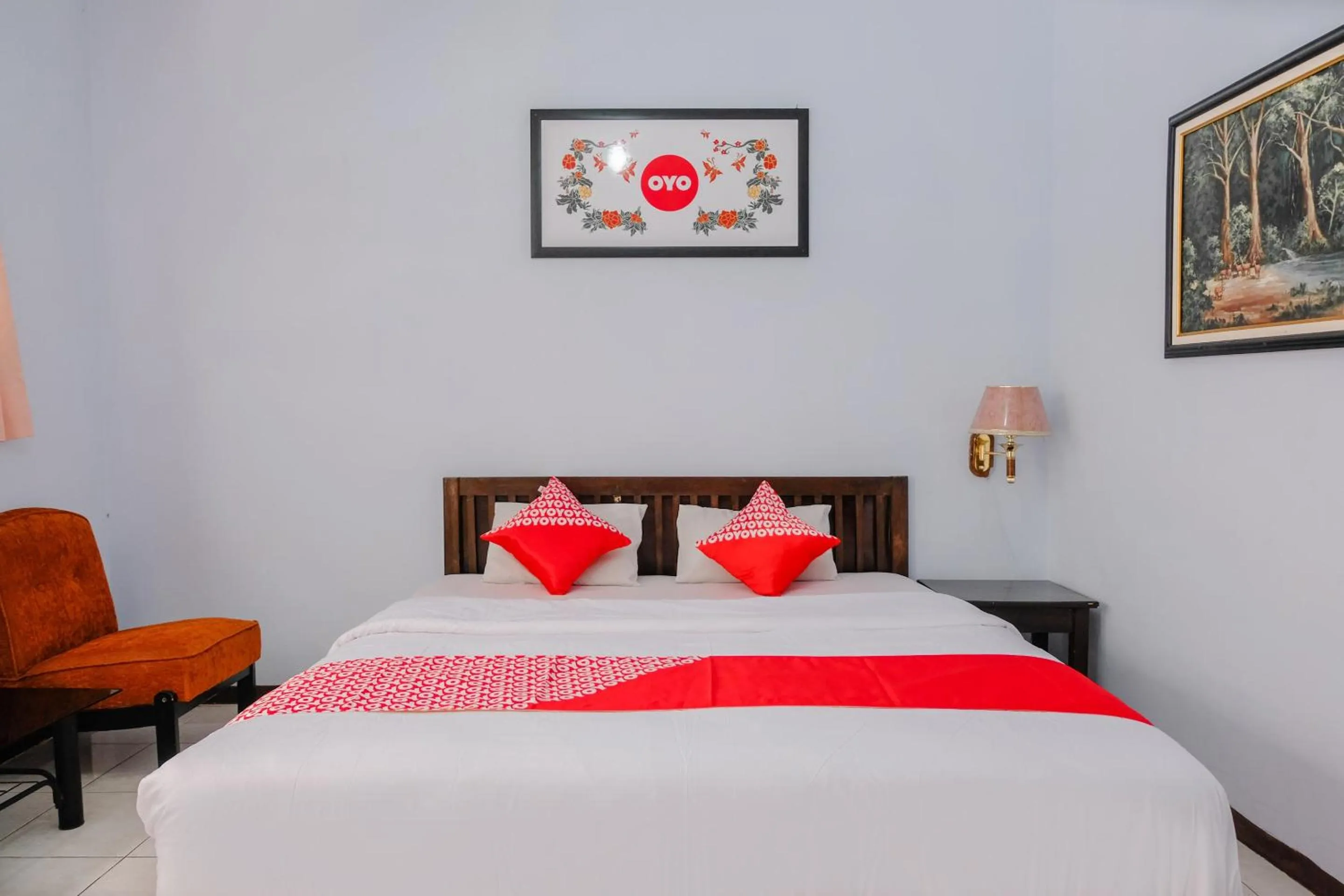 Bedroom, Bed in Hotel O Arjosari Near Plaza Araya Formerly Hotel Nugraha