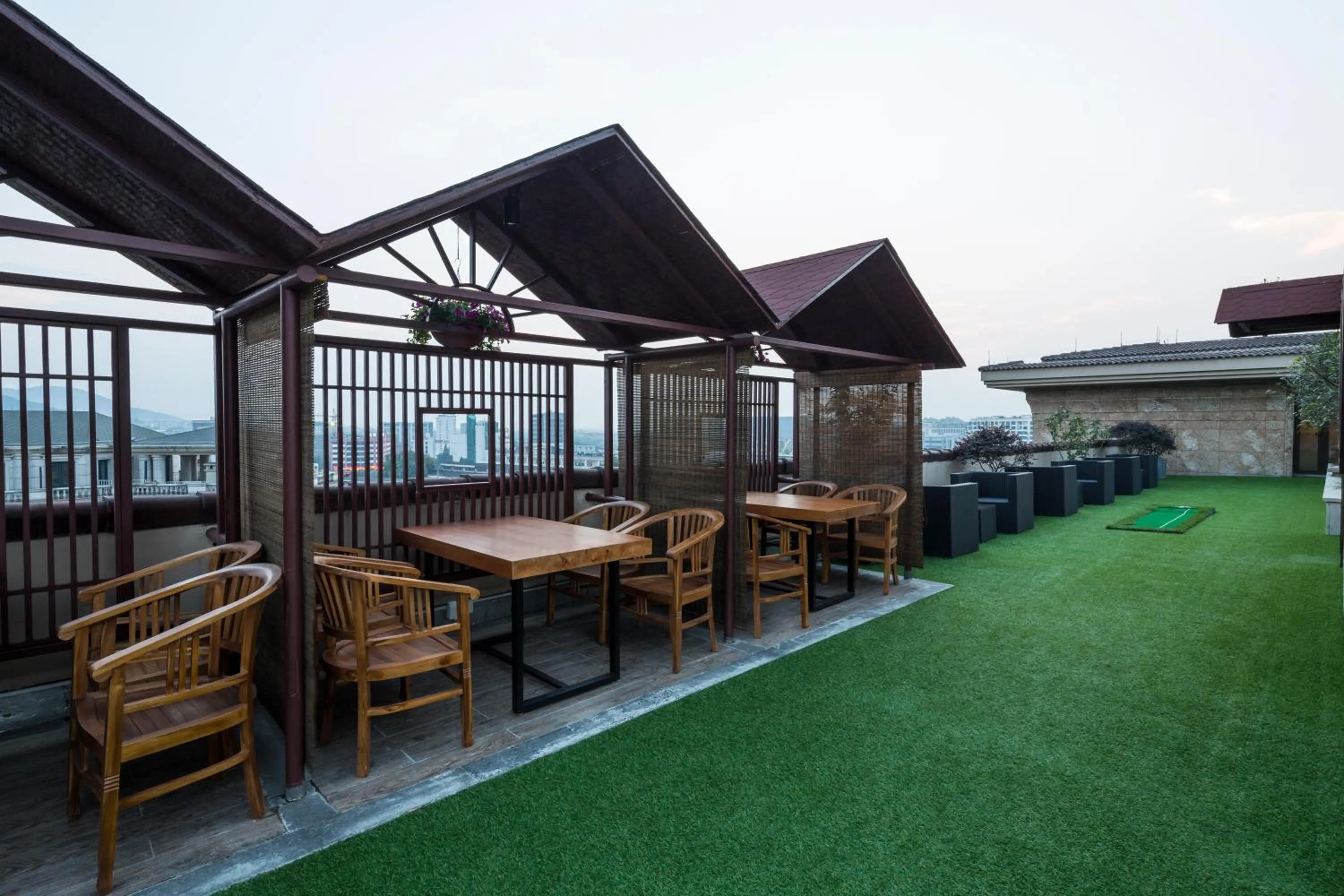 Balcony/Terrace in SSAW Boutique Hotel Hangzhou Xixi Park