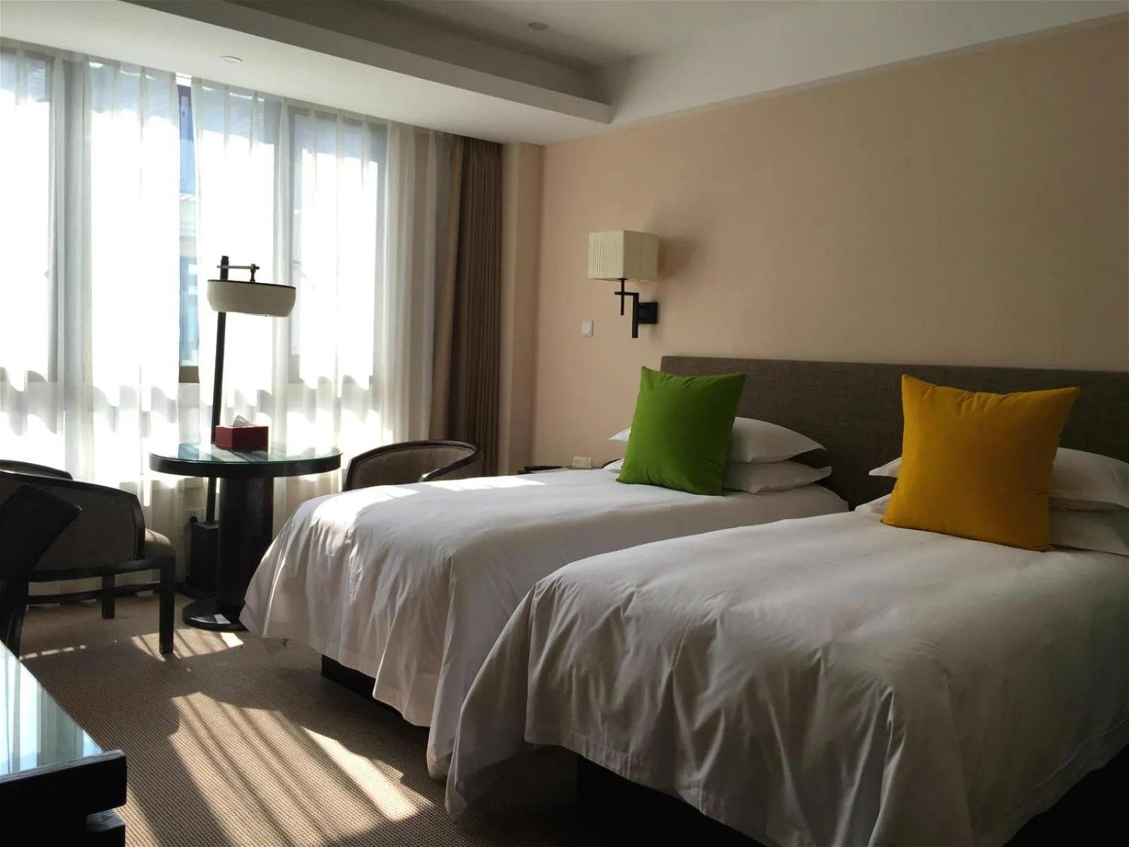 Bed in SSAW Boutique Hotel Hangzhou Xixi Park