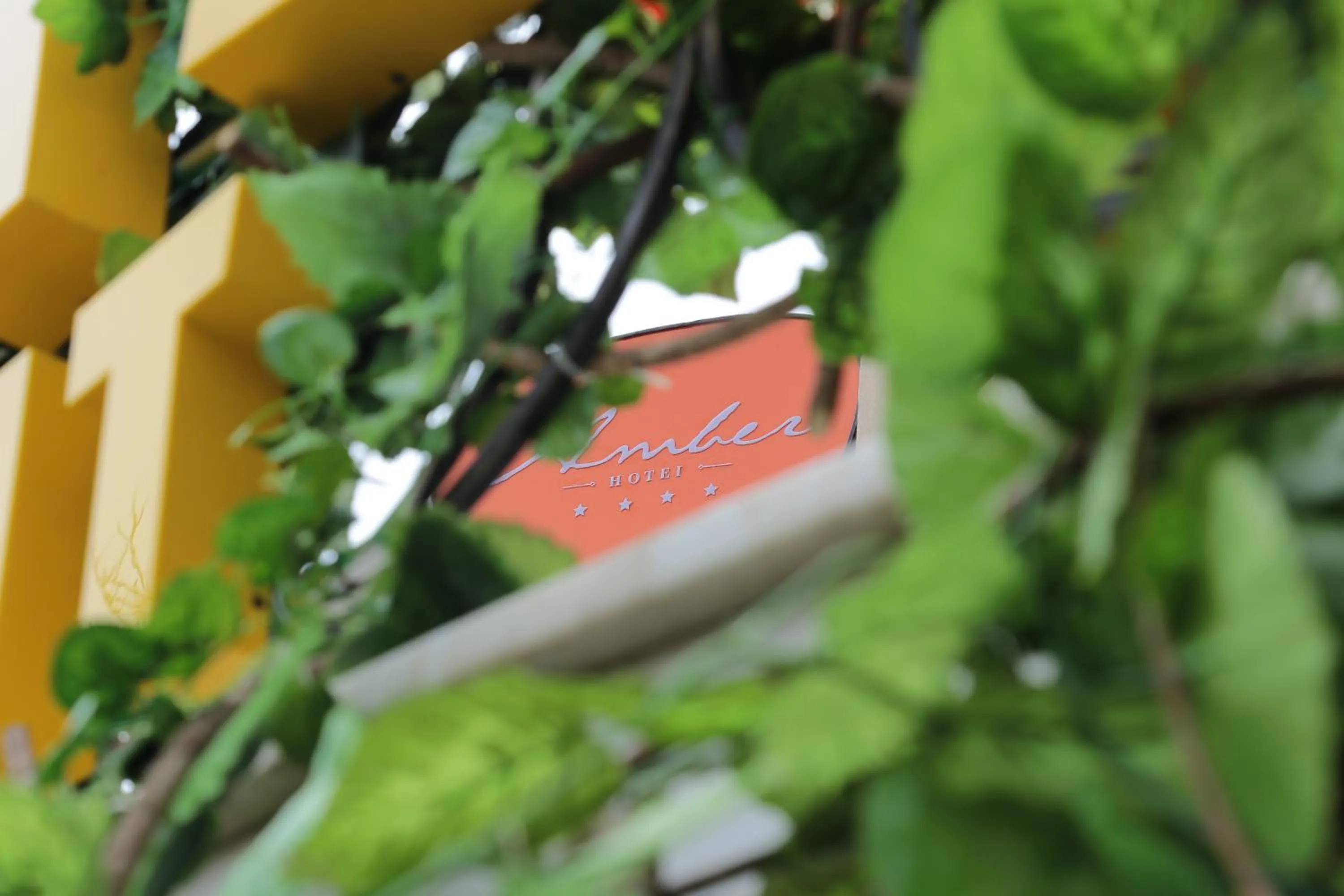 Property logo or sign in Amber Hotel