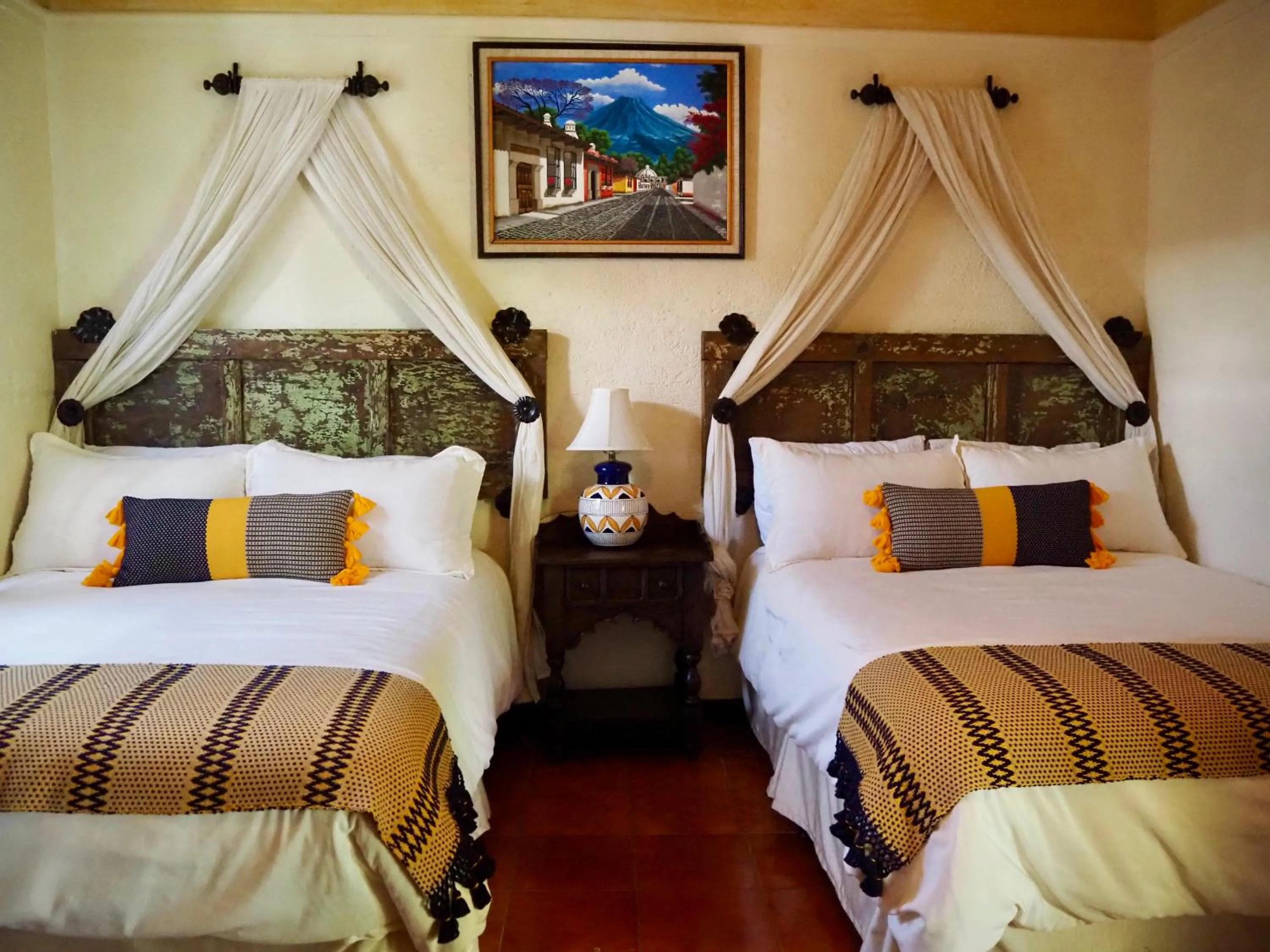 Bed in Hotel Casa Madeleine B&B & Spa