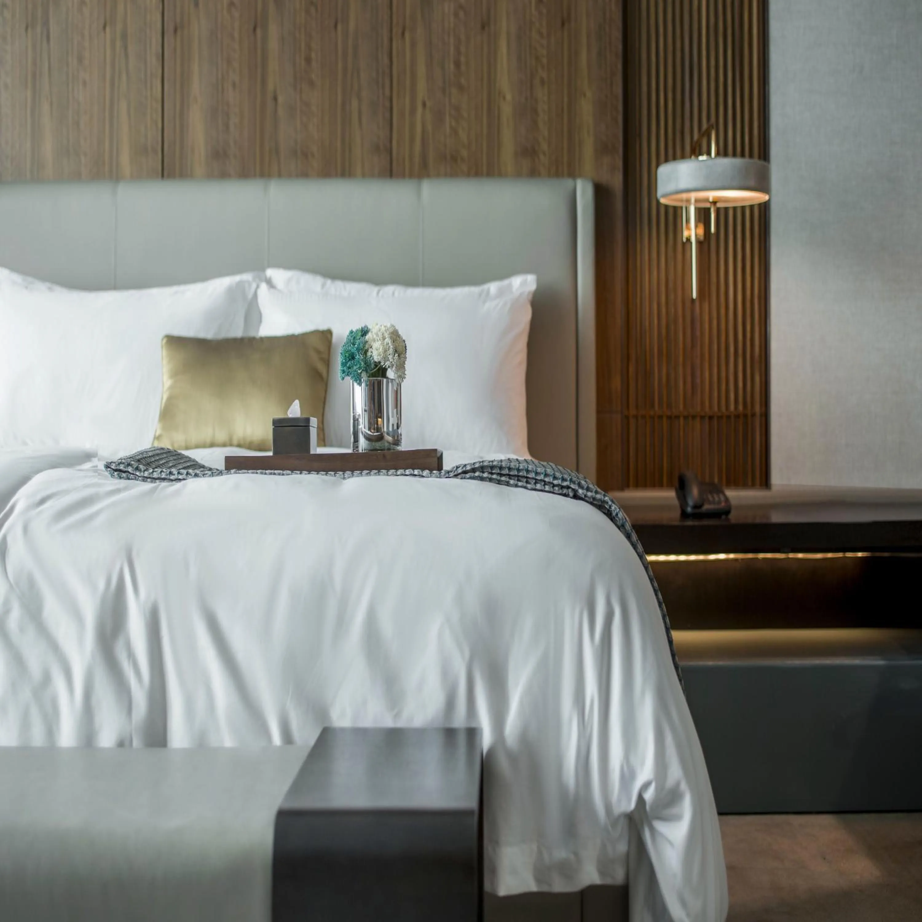 Bed in InterContinental Zhuhai by IHG