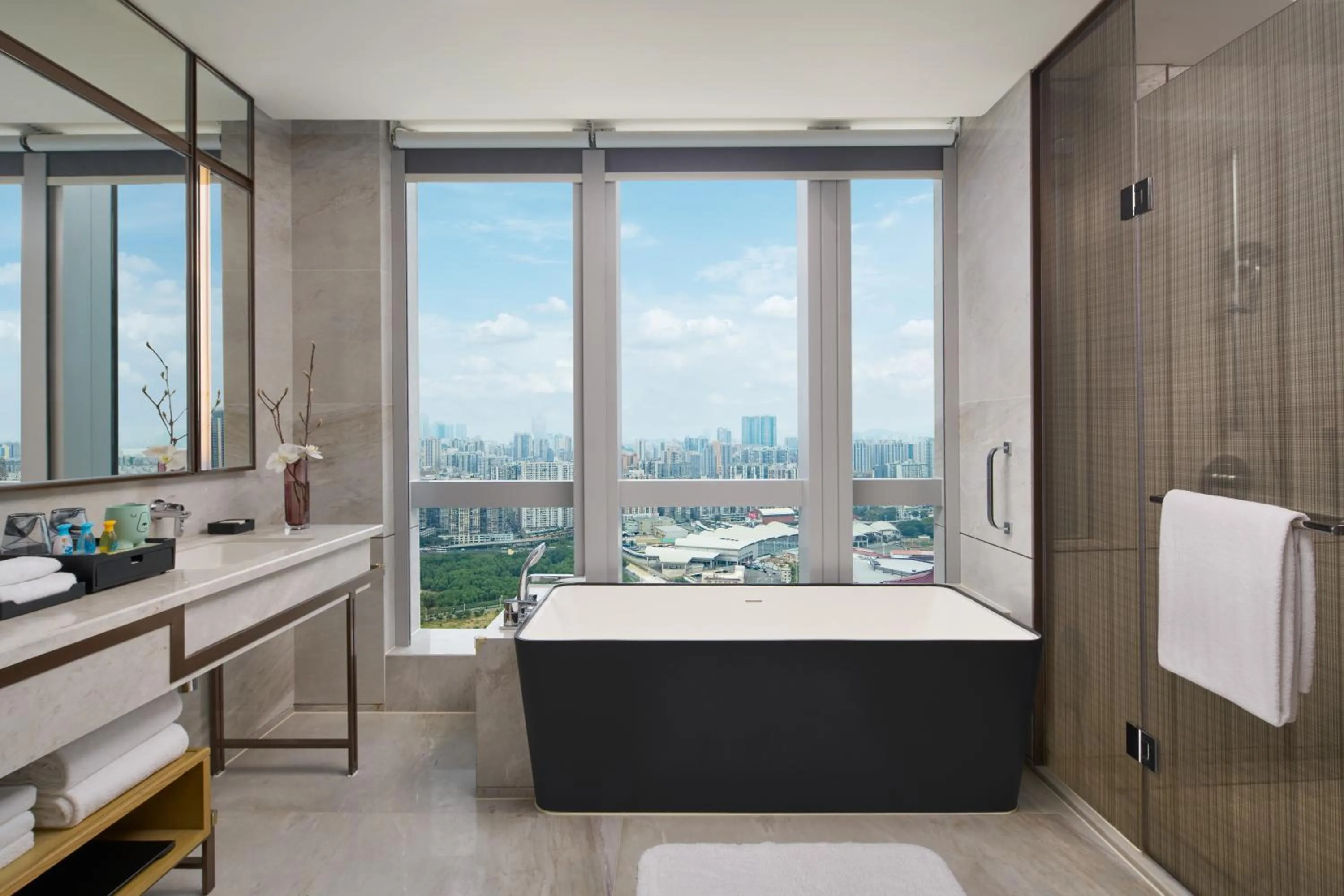 Bathroom in InterContinental Zhuhai by IHG