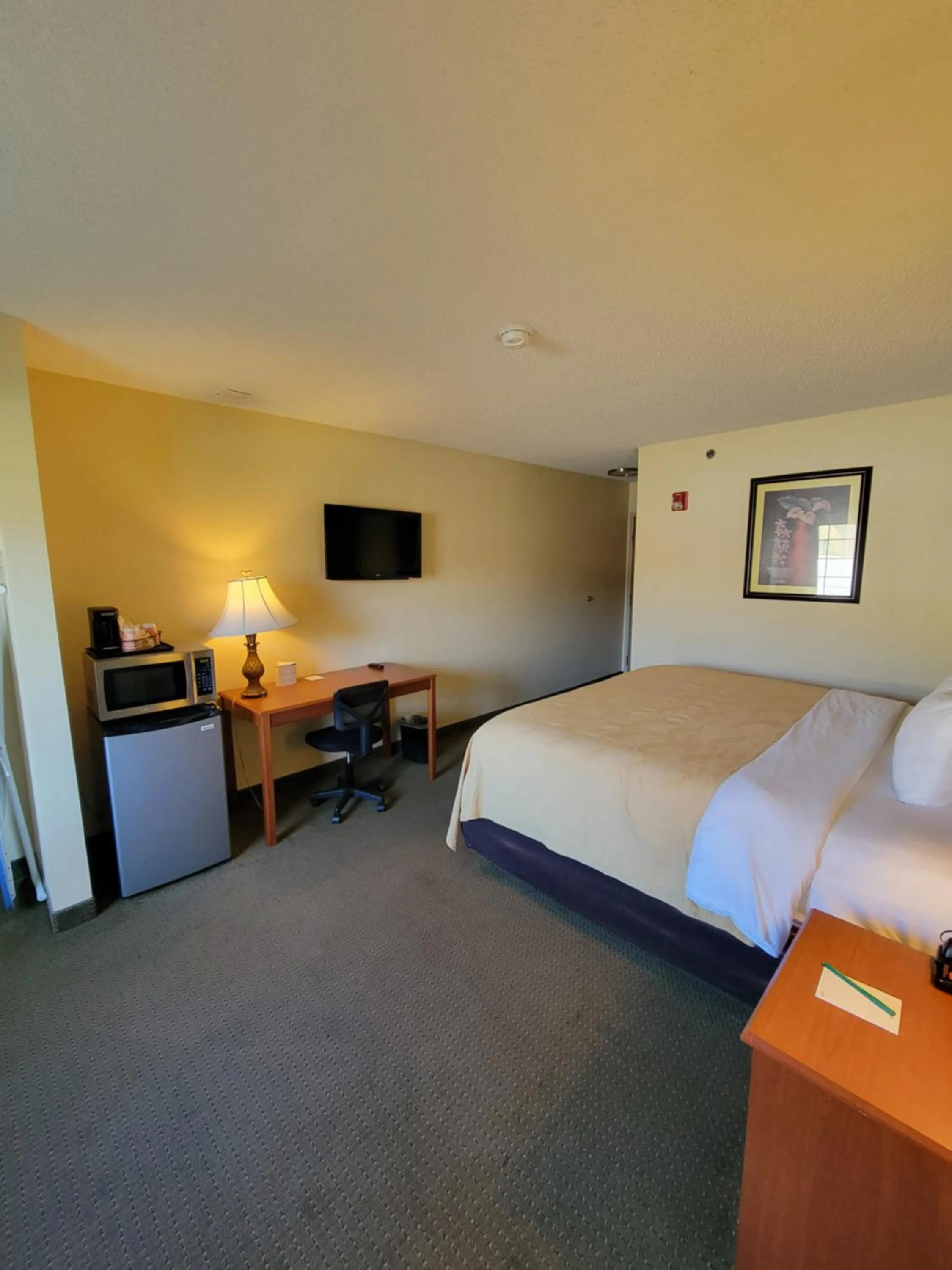 Bedroom, Bed in Quality Inn & Suites Prestonsburg next to Mountain Arts Center