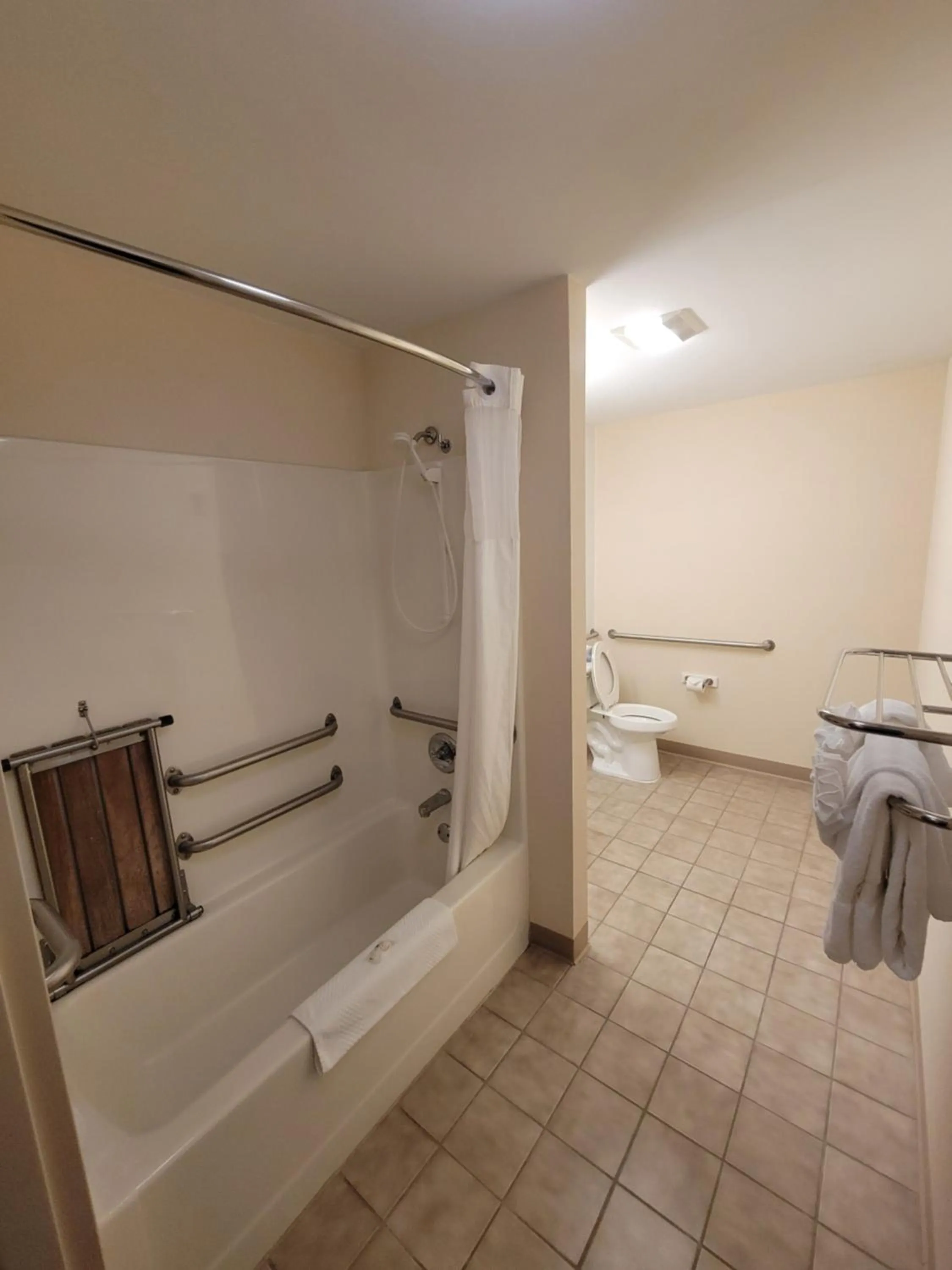 Bathroom in Quality Inn & Suites Prestonsburg next to Mountain Arts Center