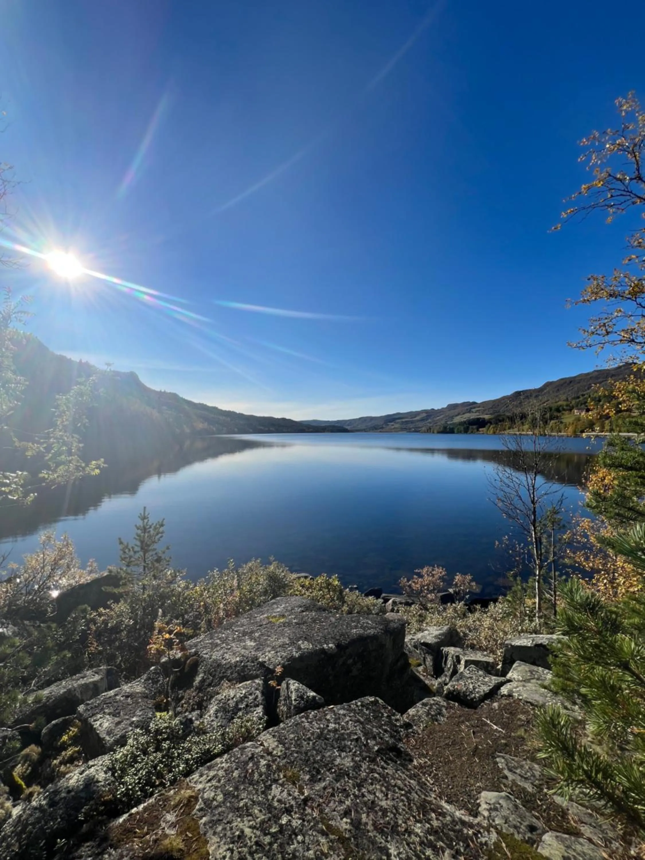 Lake view in Vats Fjellstue