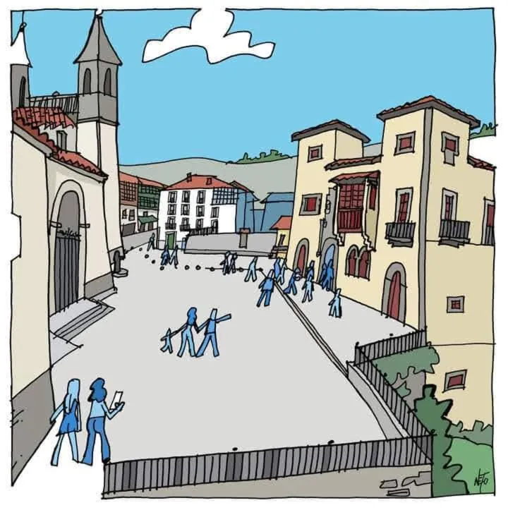 Floor plan in Apartamentos Casa Rosendo