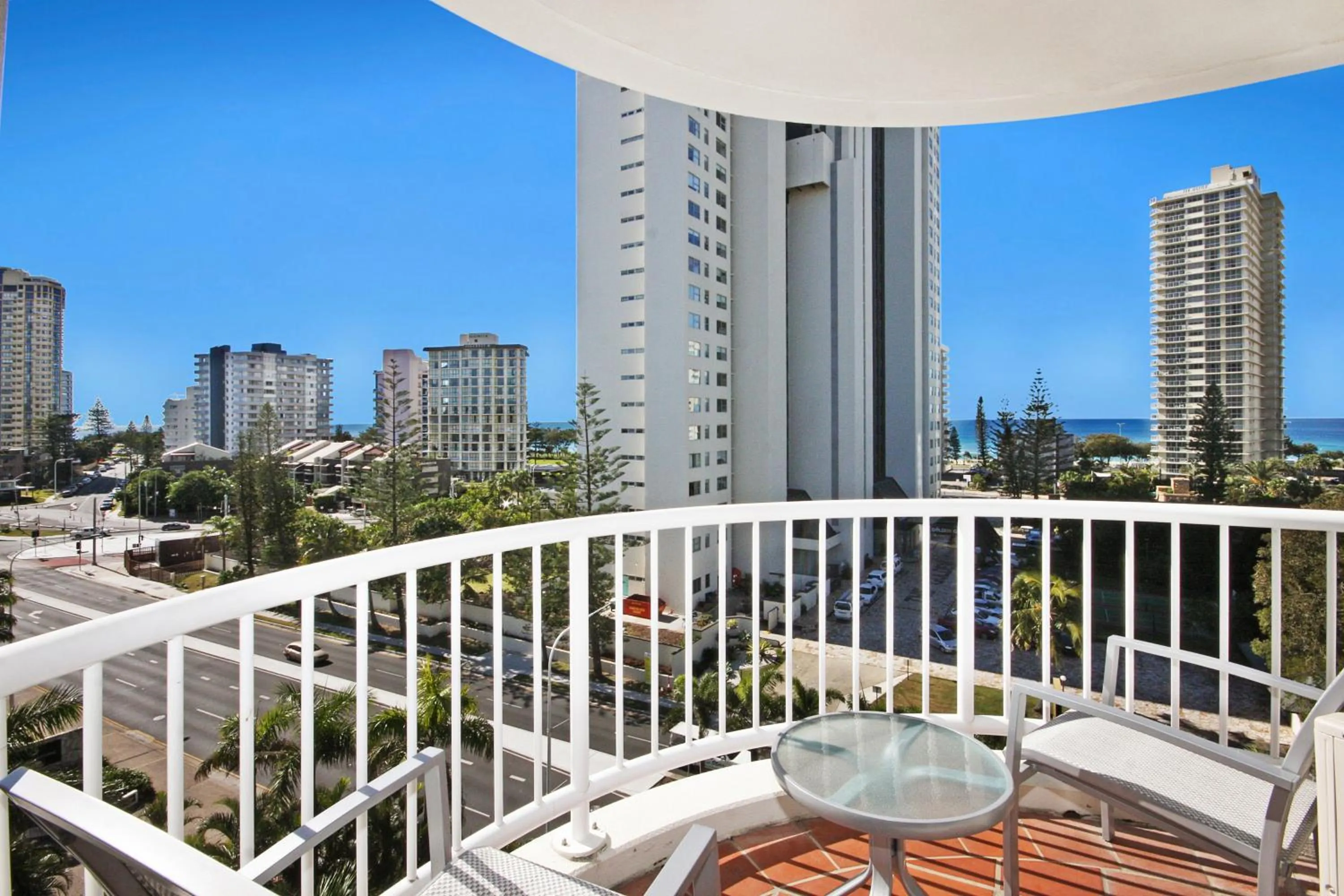City view in Sovereign on the Gold Coast