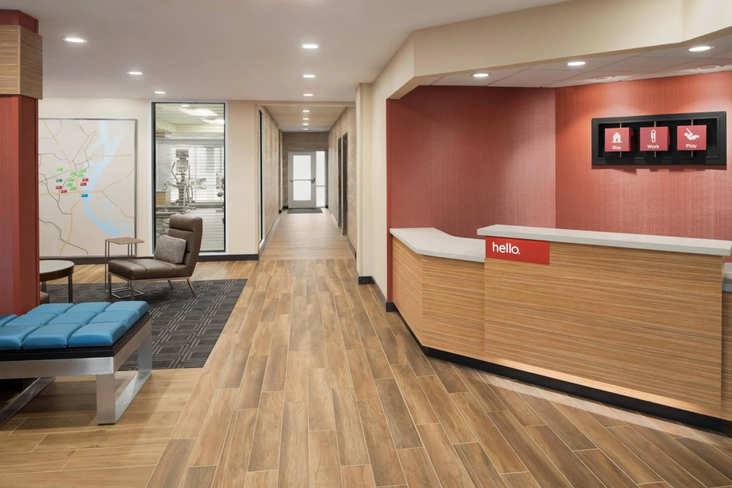 Lobby or reception in TownePlace Suites by Marriott Dubuque Downtown