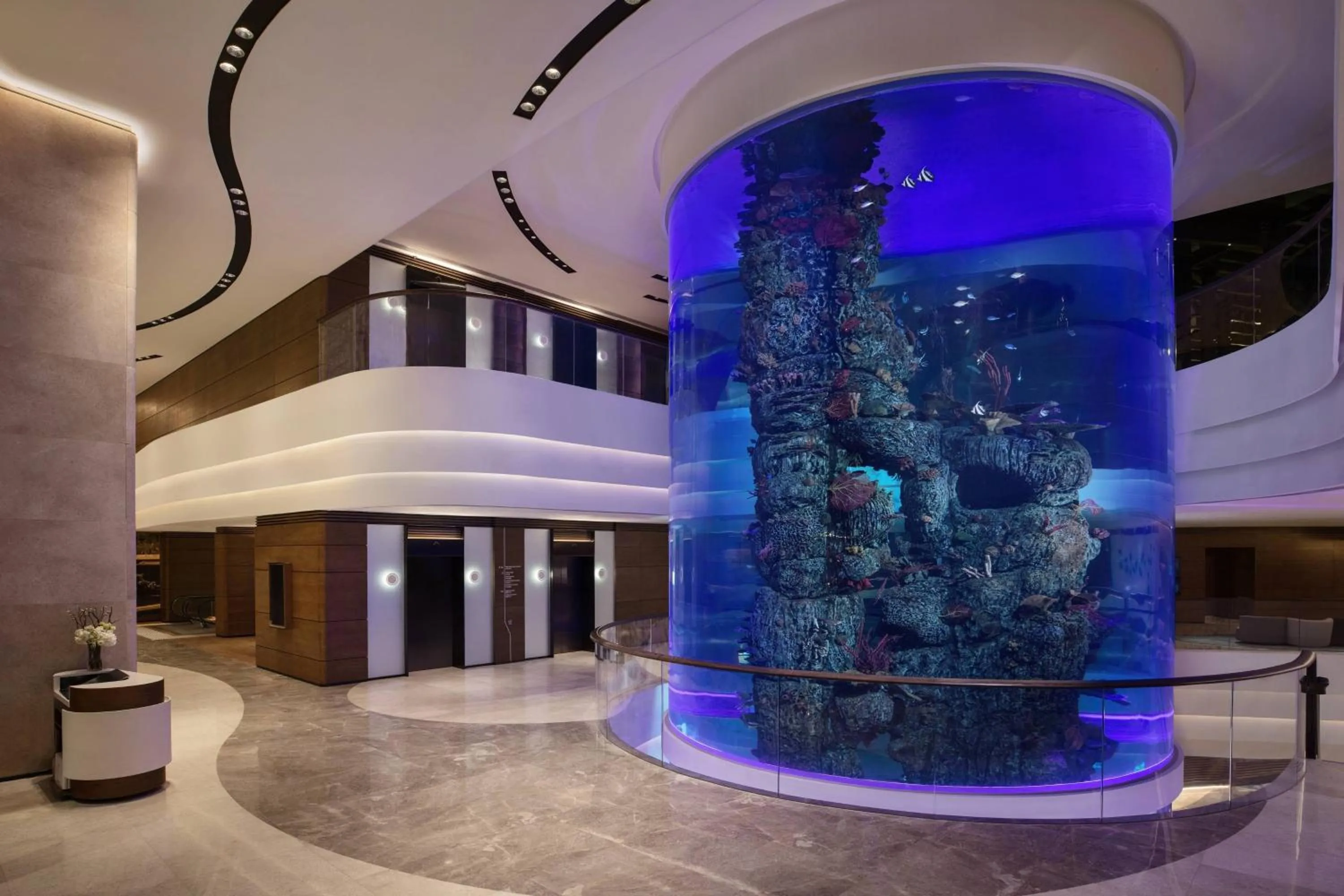 Lobby or reception in Hong Kong Ocean Park Marriott Hotel