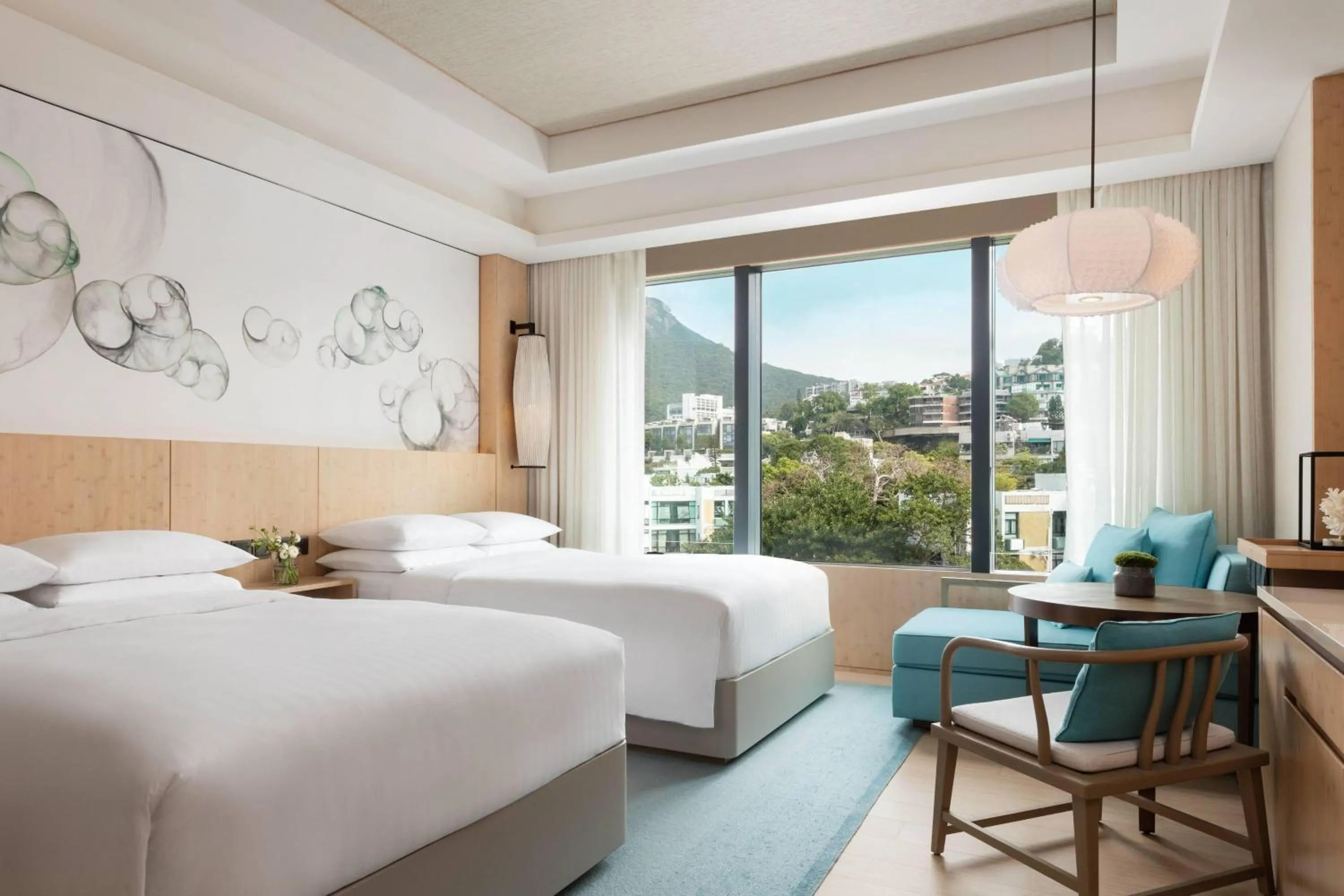 Photo of the whole room, Bed in Hong Kong Ocean Park Marriott Hotel