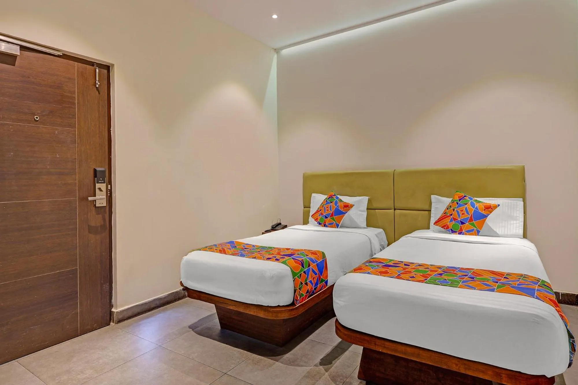 Bed in FabHotel Siddarth Grand