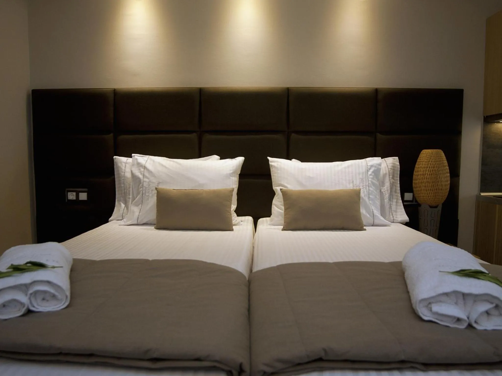 Bed in Ionian Eye Design Studios & Spa