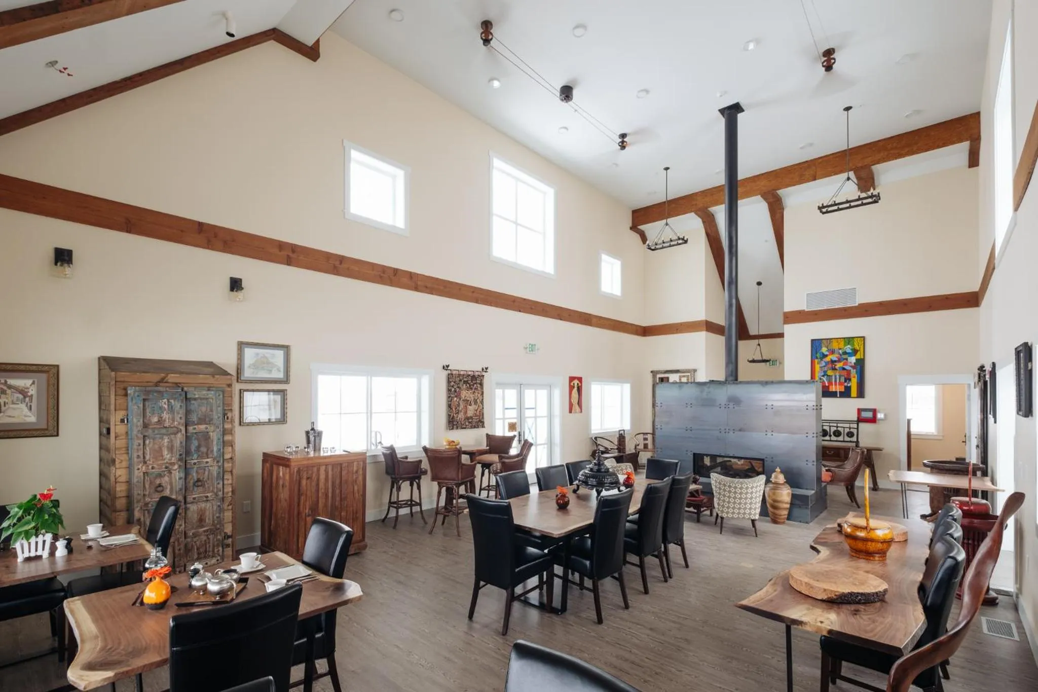 Dining area in The Barn B&B Walla Walla