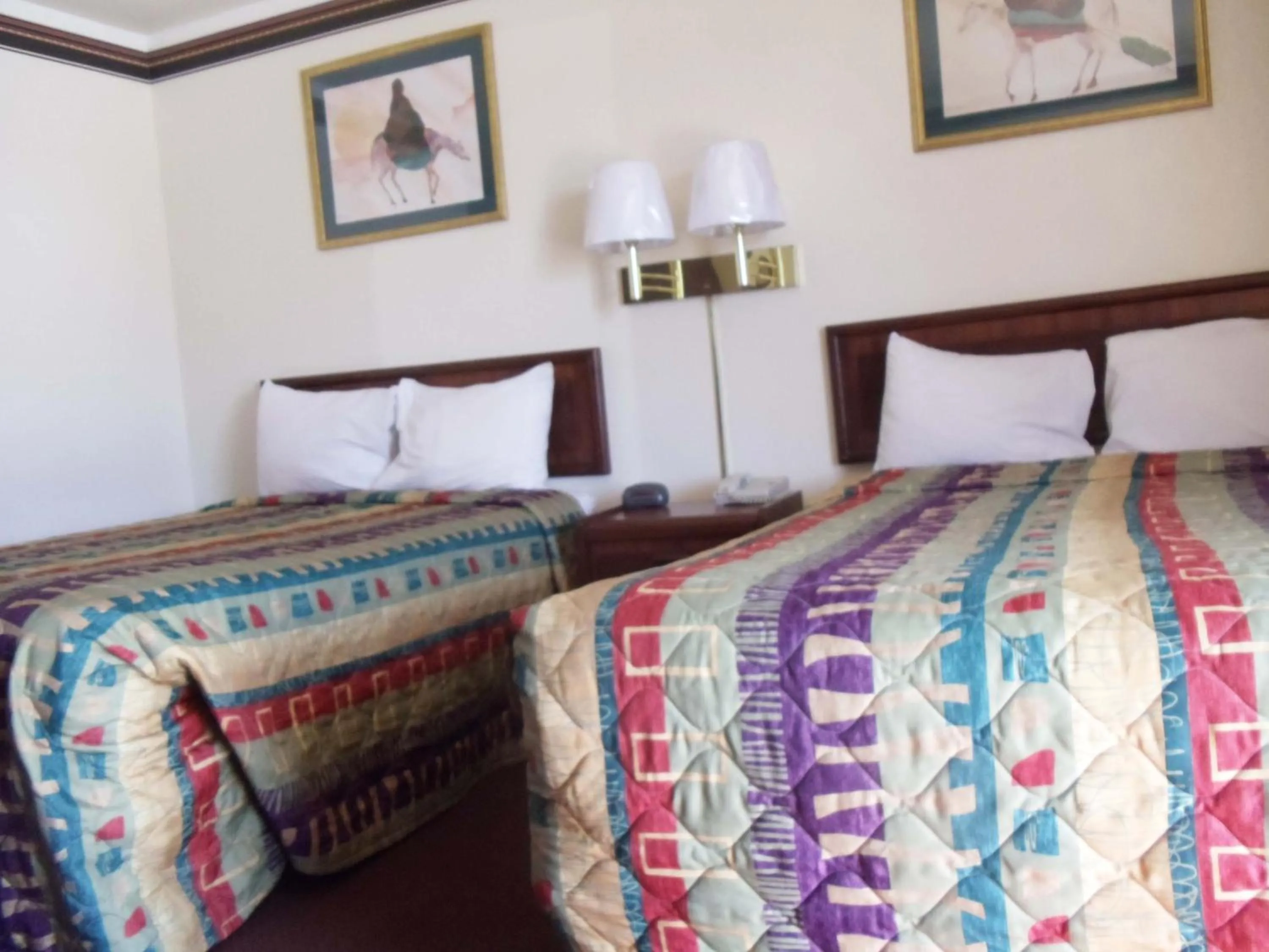 Bed in Antlers Budget Inn