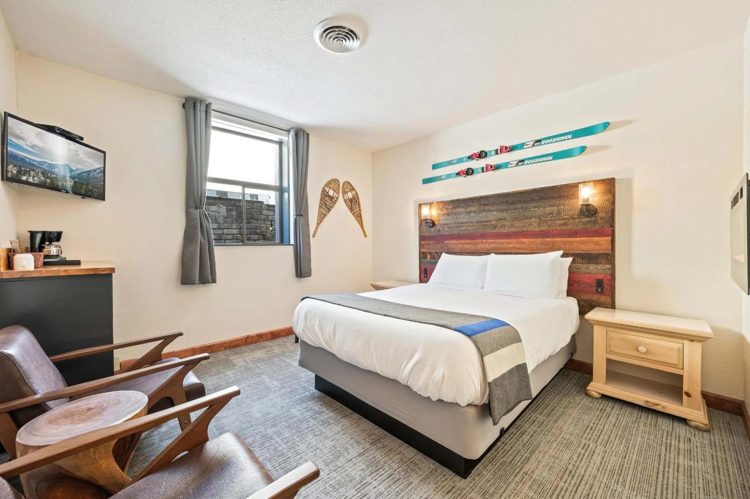 Bedroom, Bed in Hotel Leavenworth