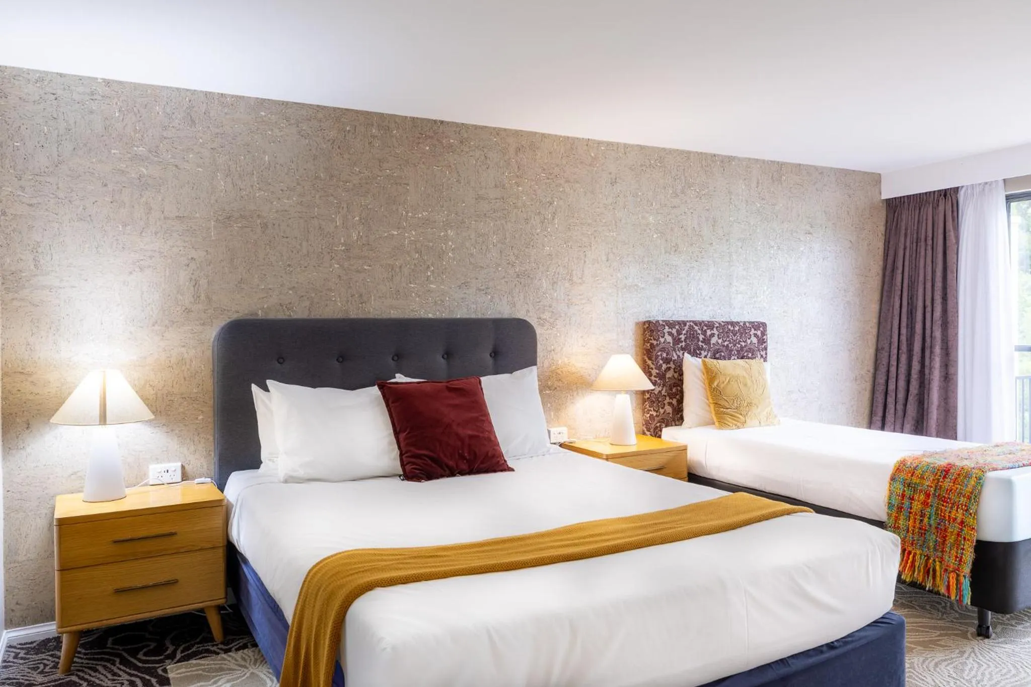 Bed in Mandala Signature Berry