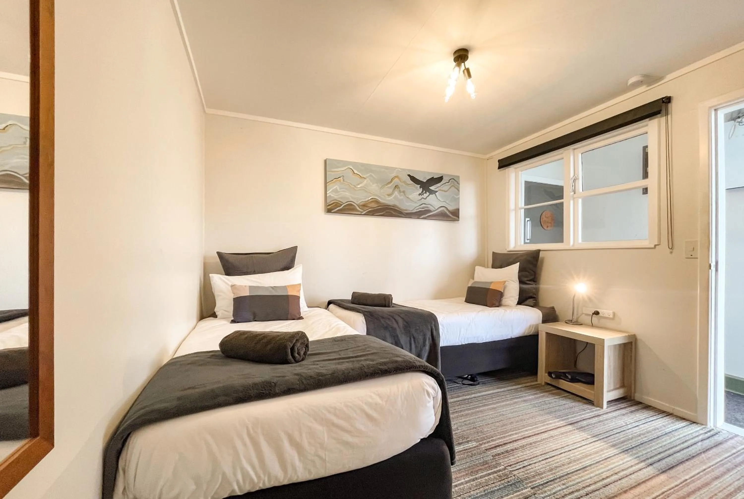 Bed in Kinloch Wilderness Retreat