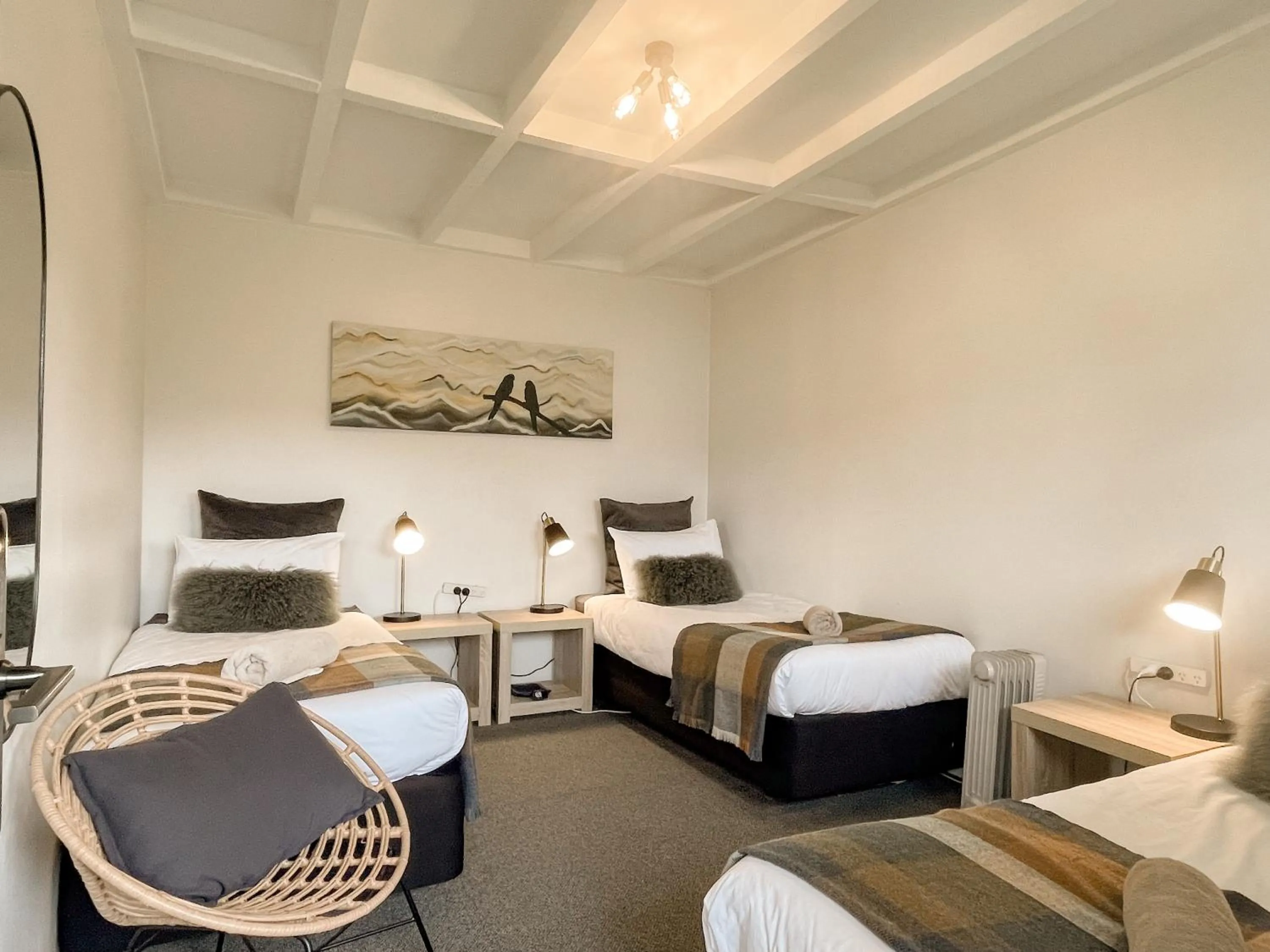 Bed in Kinloch Wilderness Retreat