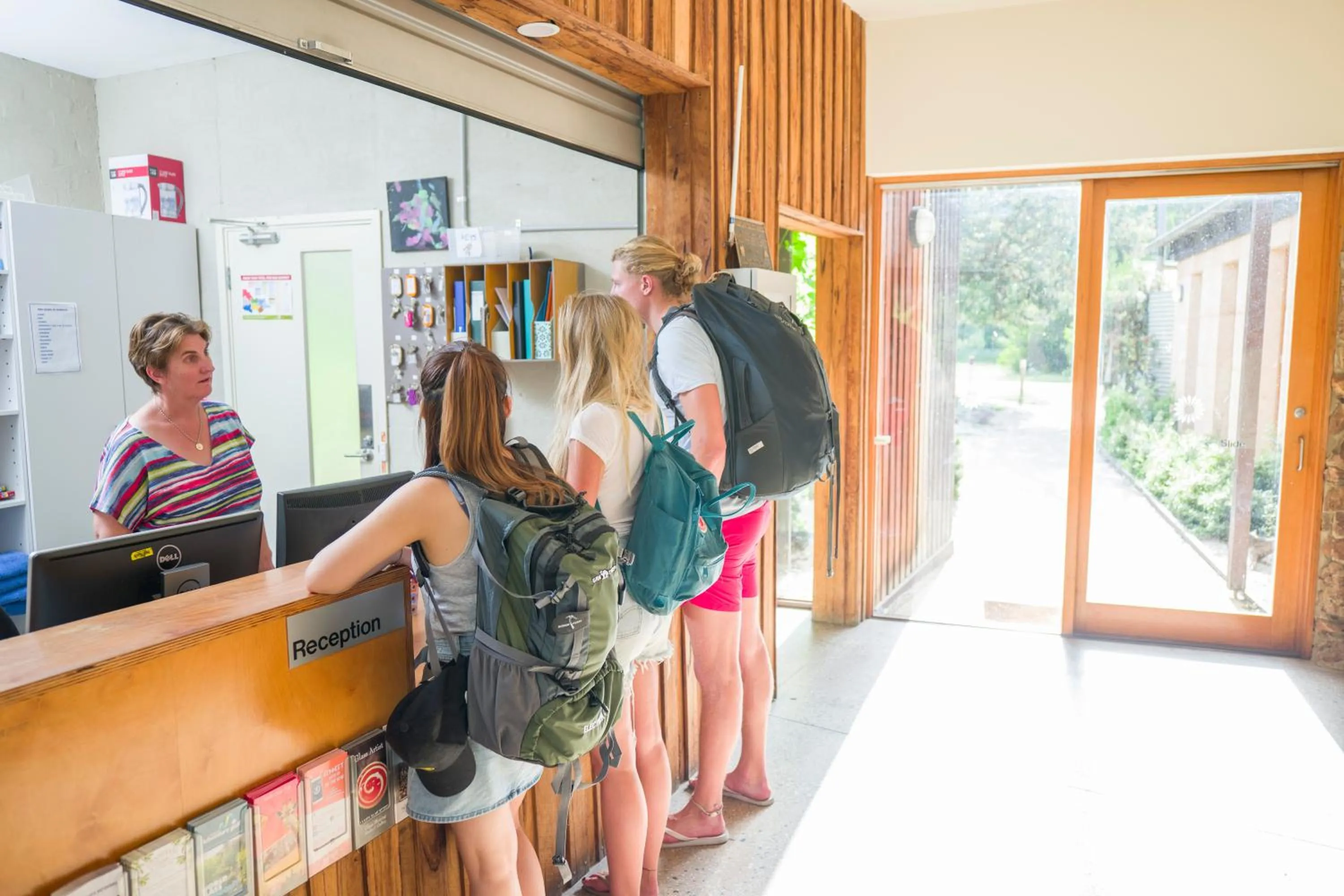 Staff in YHA Grampians Eco, Halls Gap