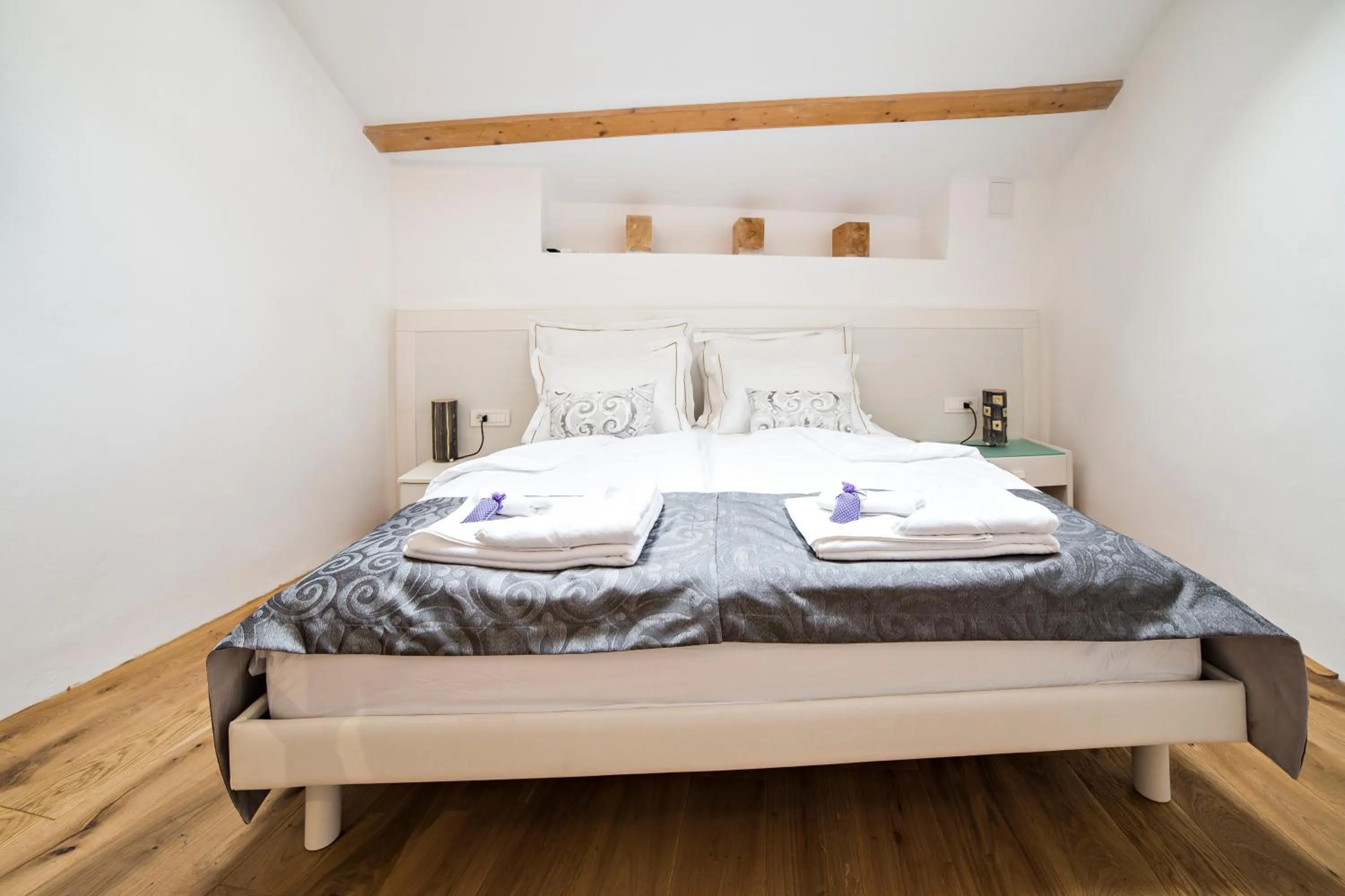 Bed in MEMENTO B&B Piran