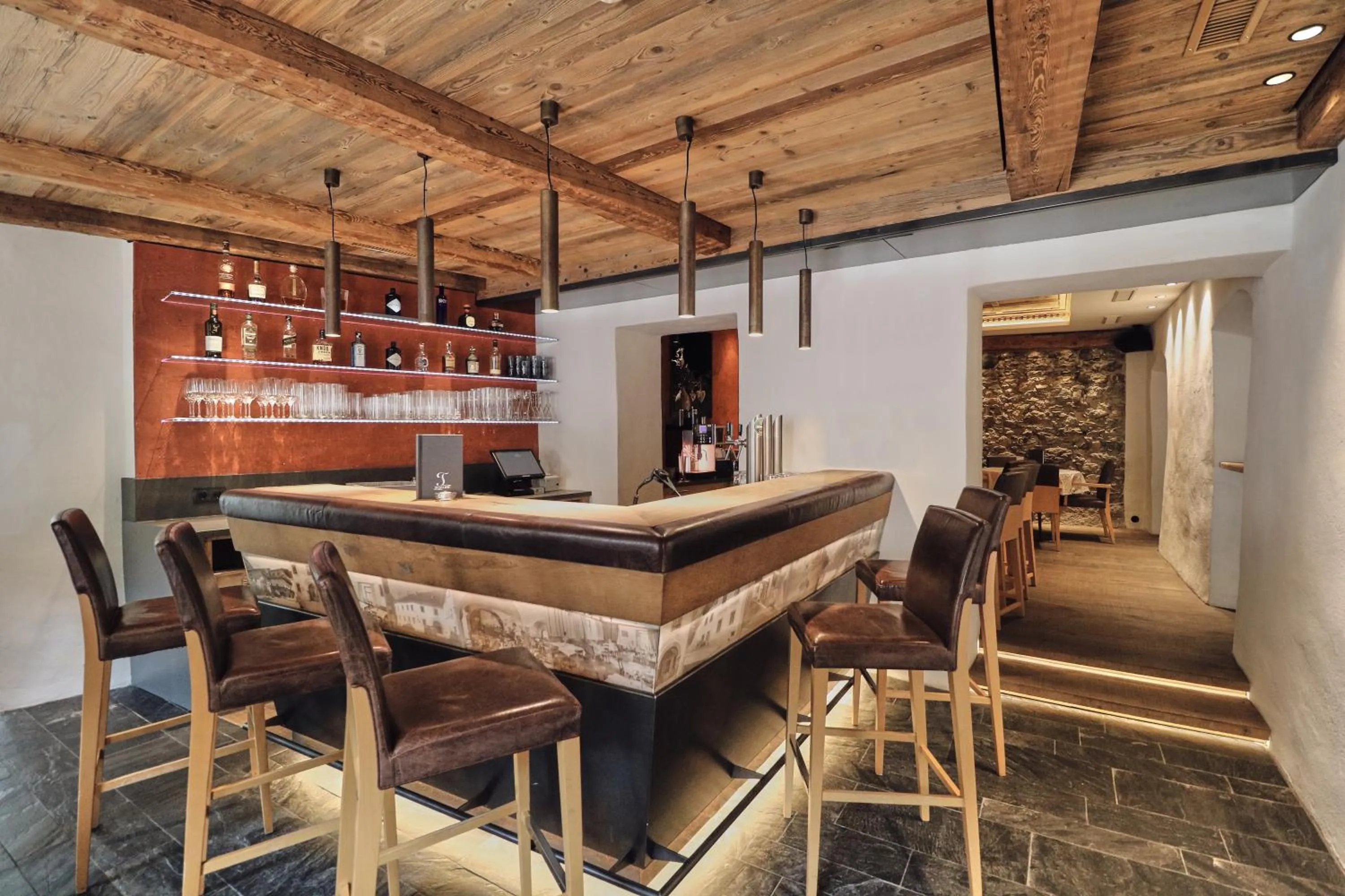 Lounge or bar in Hotel Traube