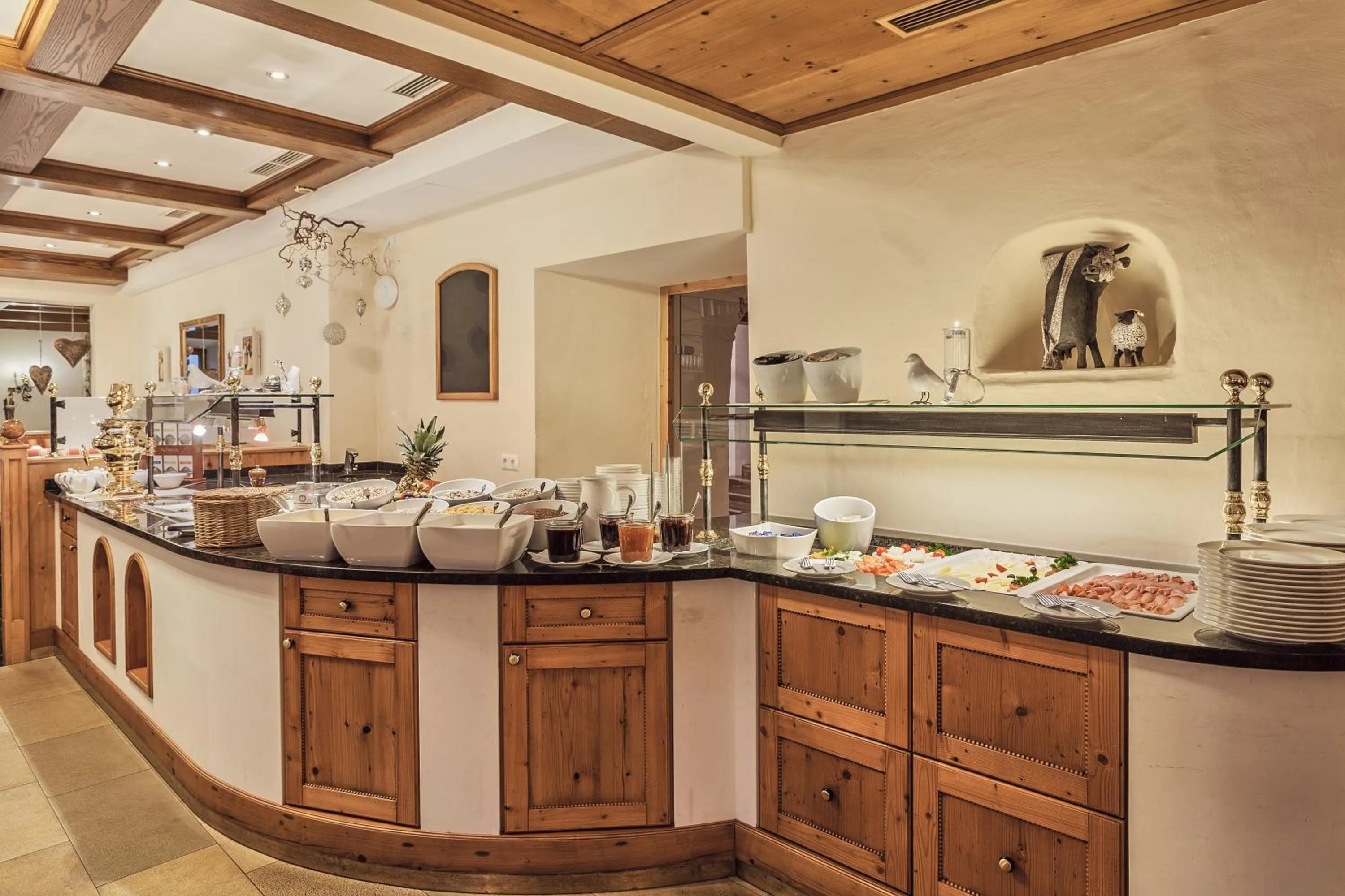 Buffet breakfast in Hotel Traube