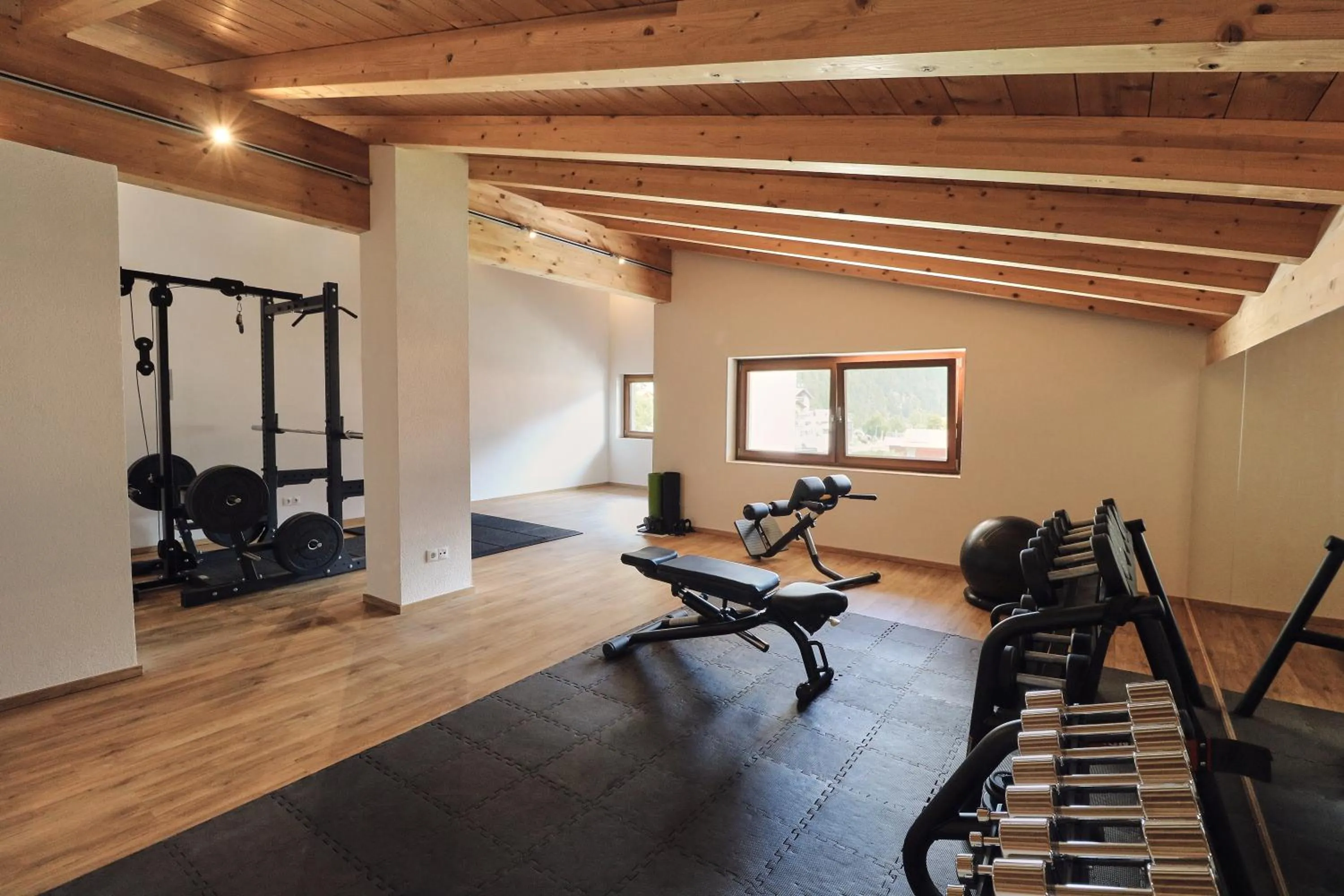 Fitness centre/facilities in Hotel Traube