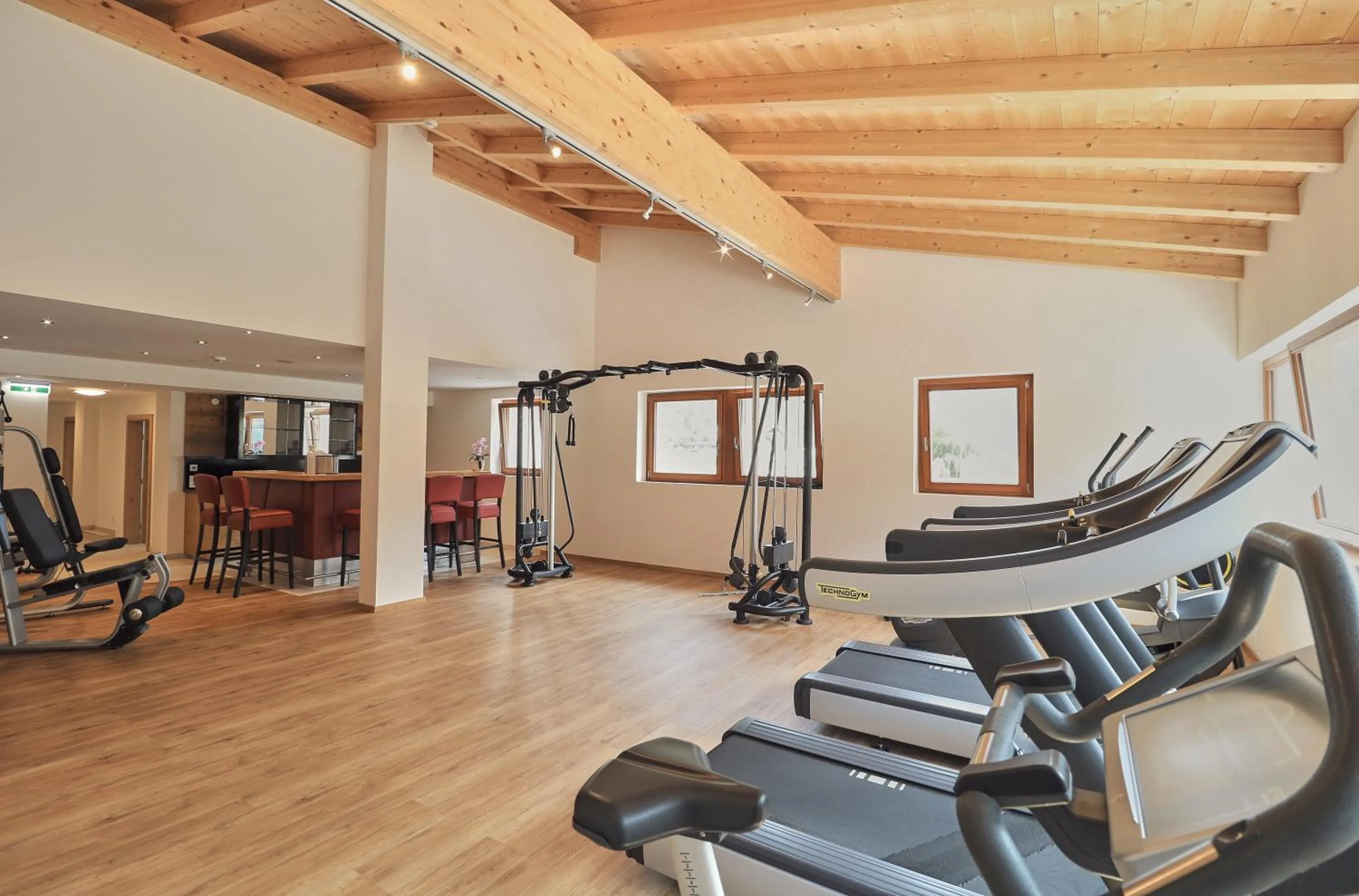 Fitness centre/facilities in Hotel Traube