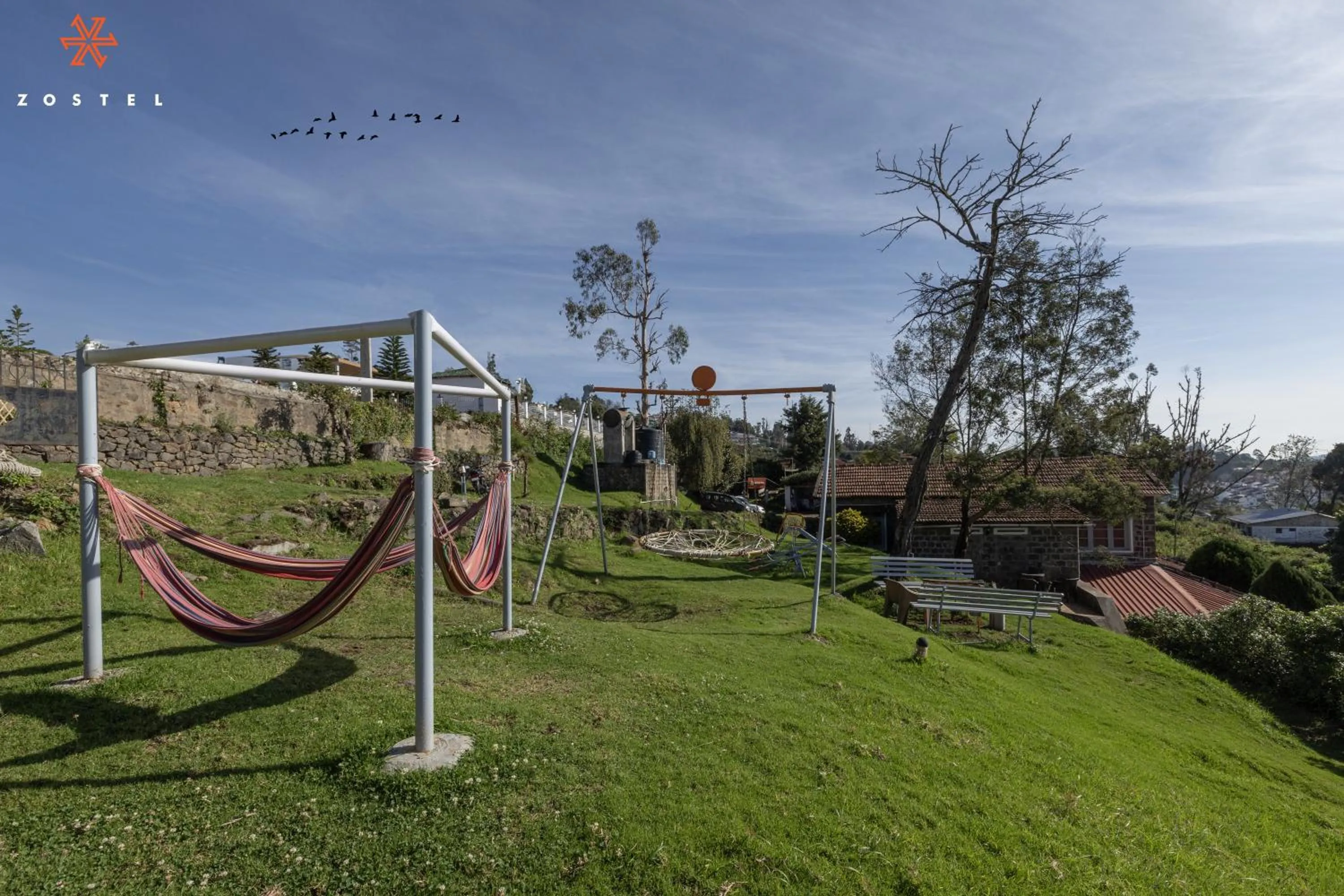 Garden in Zostel Kodaikanal