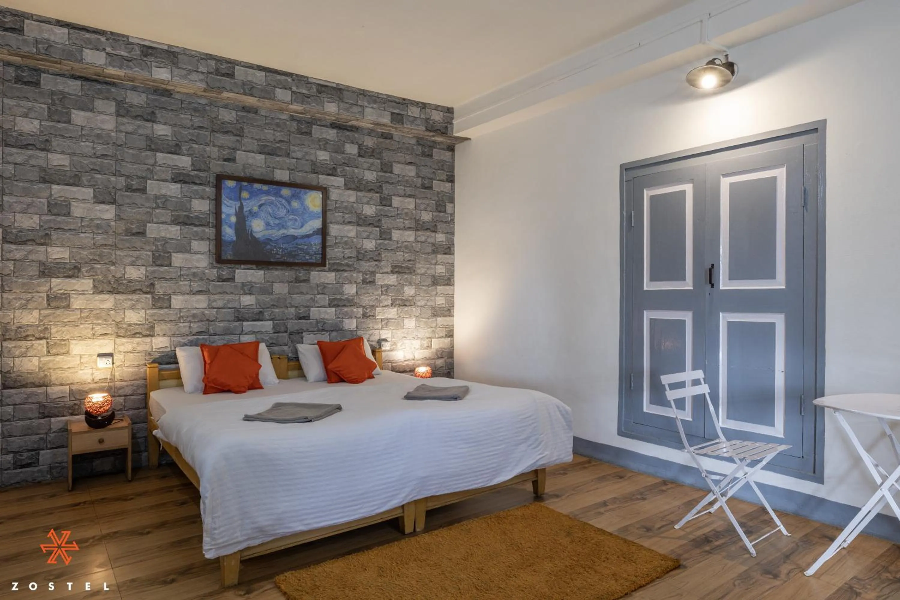 Bed in Zostel Kodaikanal