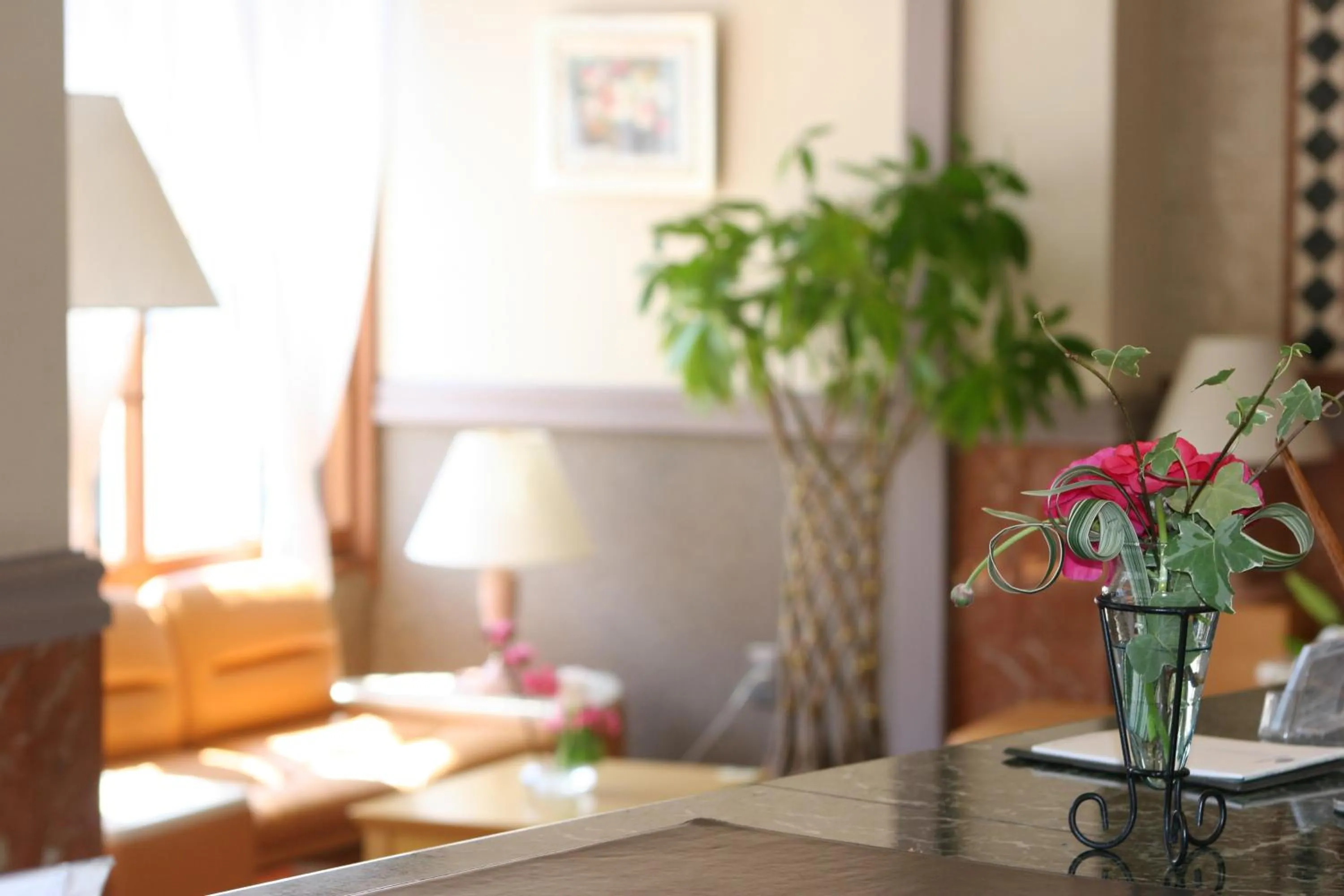 Communal lounge/ TV room in Hotel Meijiya