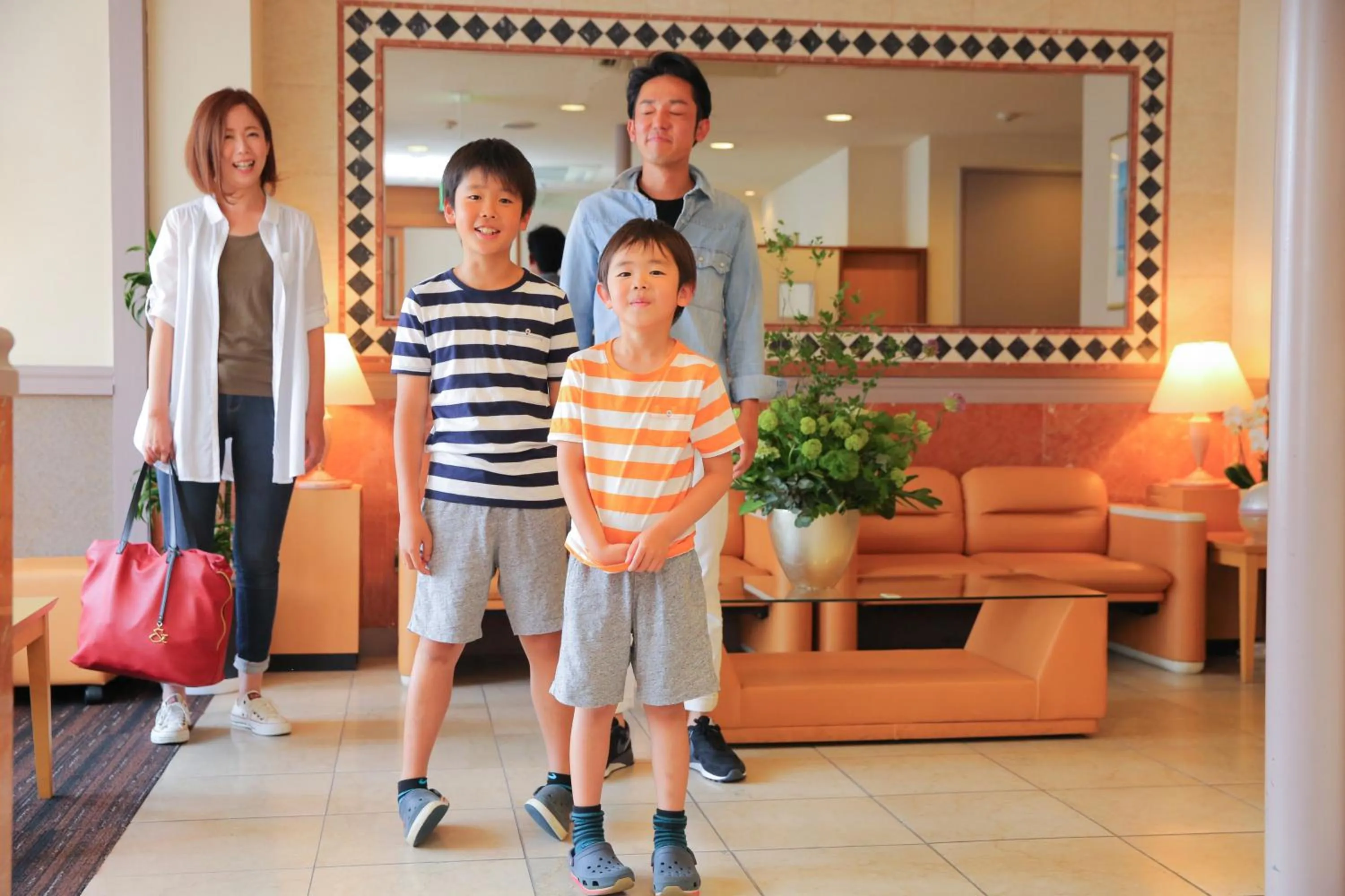 Family in Hotel Meijiya