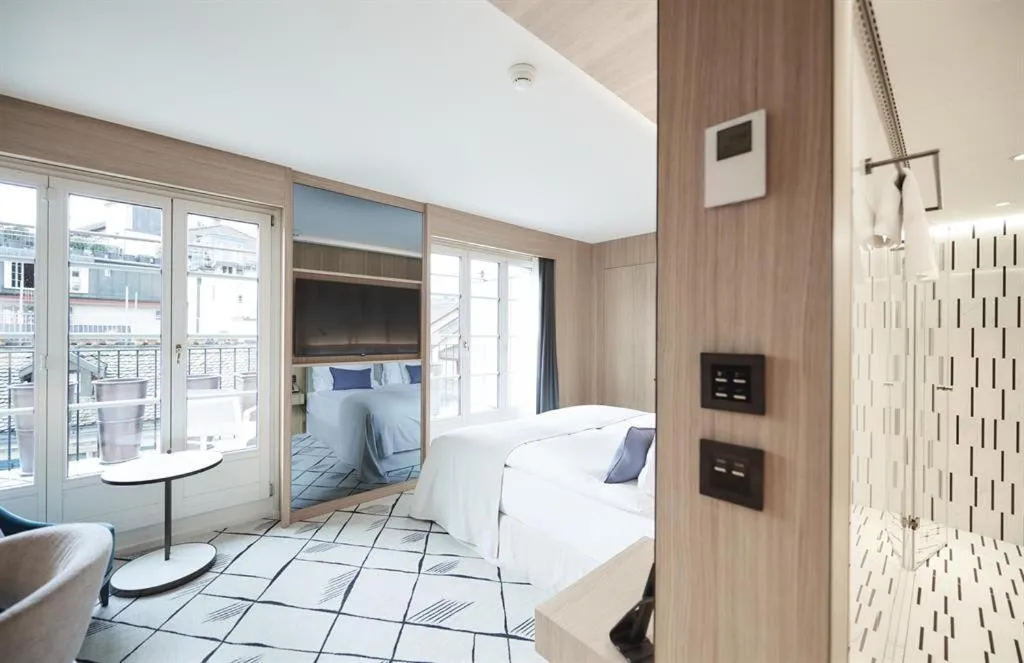 Bedroom, Bed in Storchen Zürich - Lifestyle Boutique Hotel