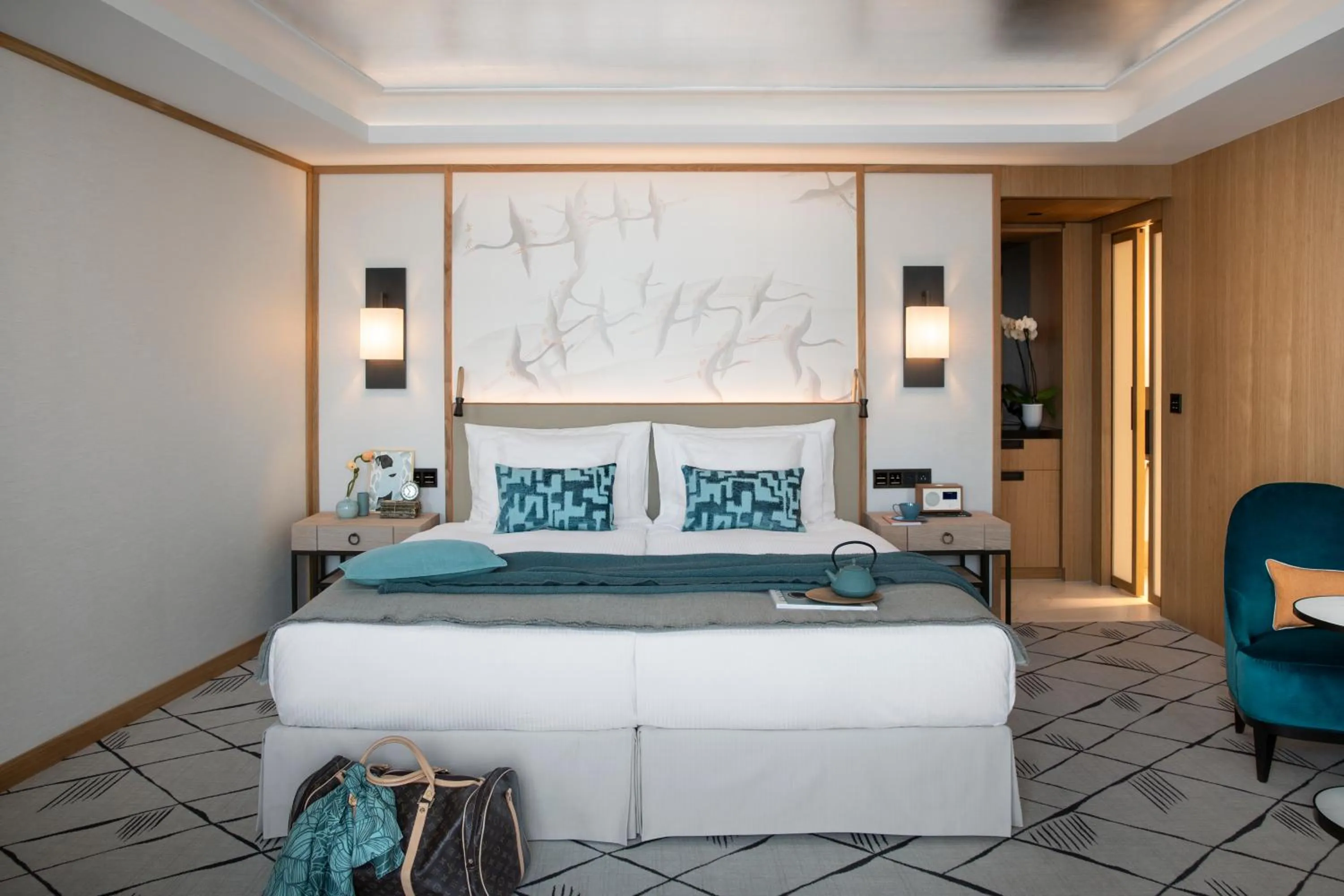 Bedroom, Bed in Storchen Zürich - Lifestyle Boutique Hotel