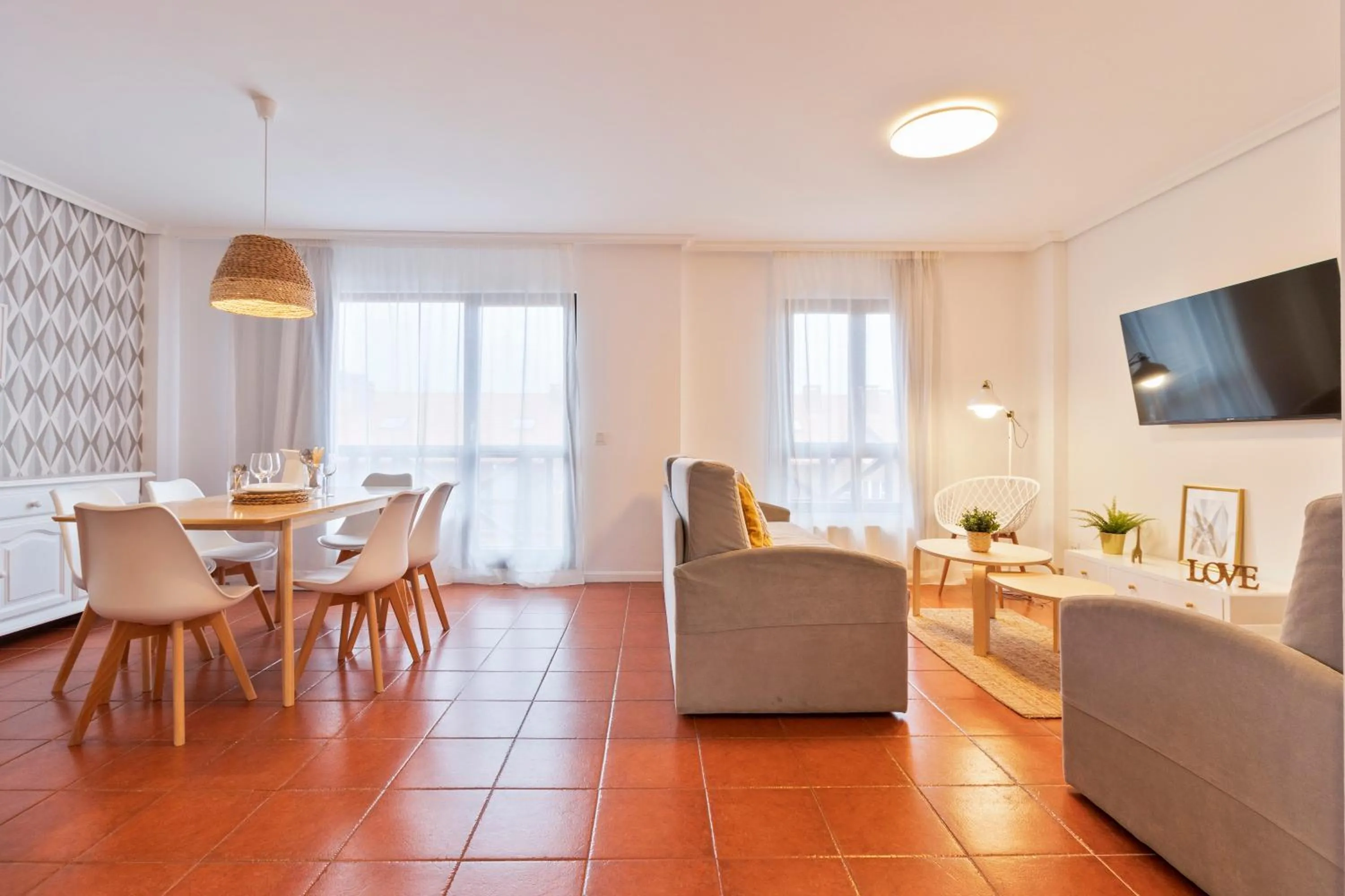 Living room in Abba Comillas Apartments