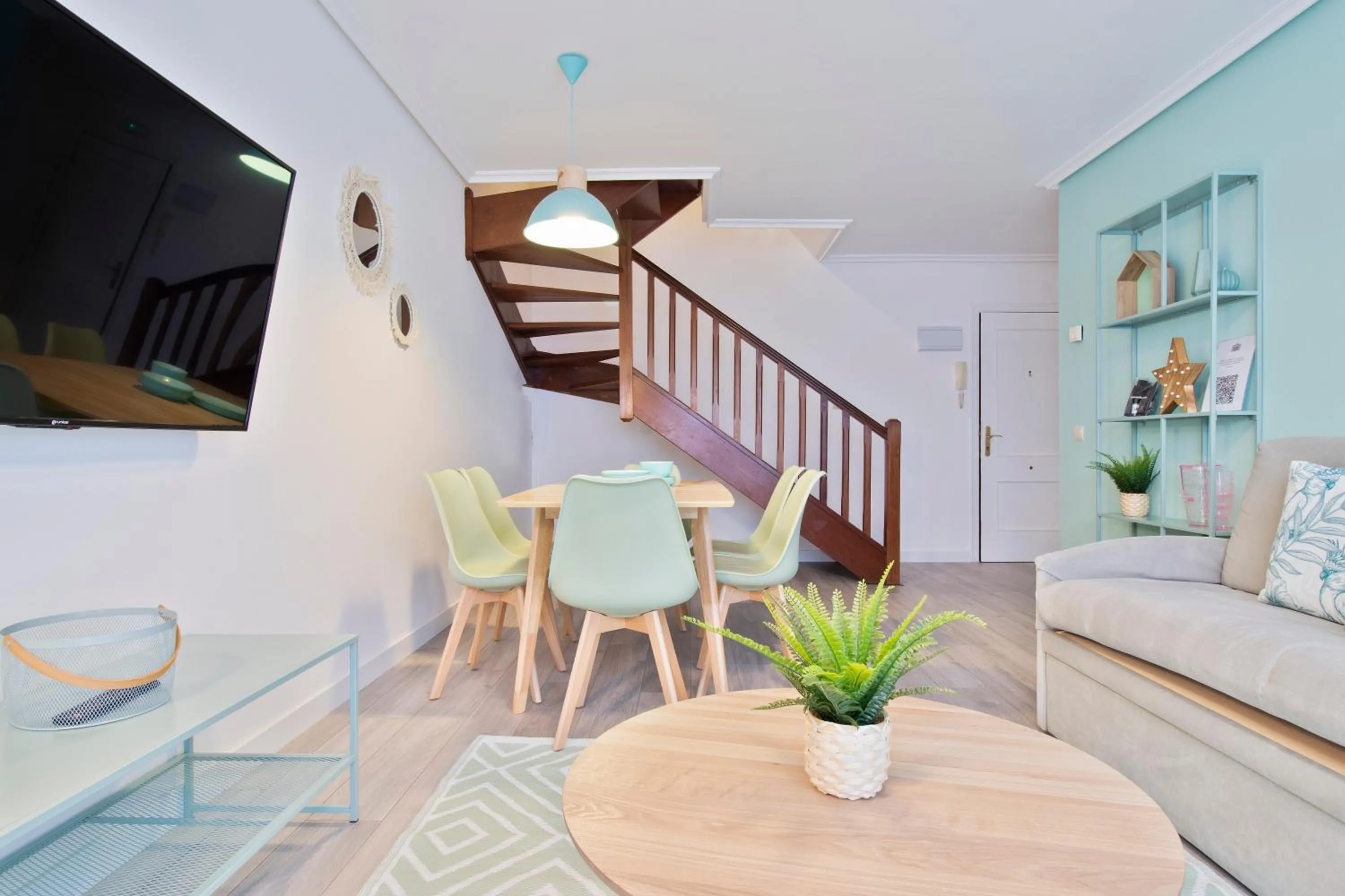 Living room in Abba Comillas Apartments