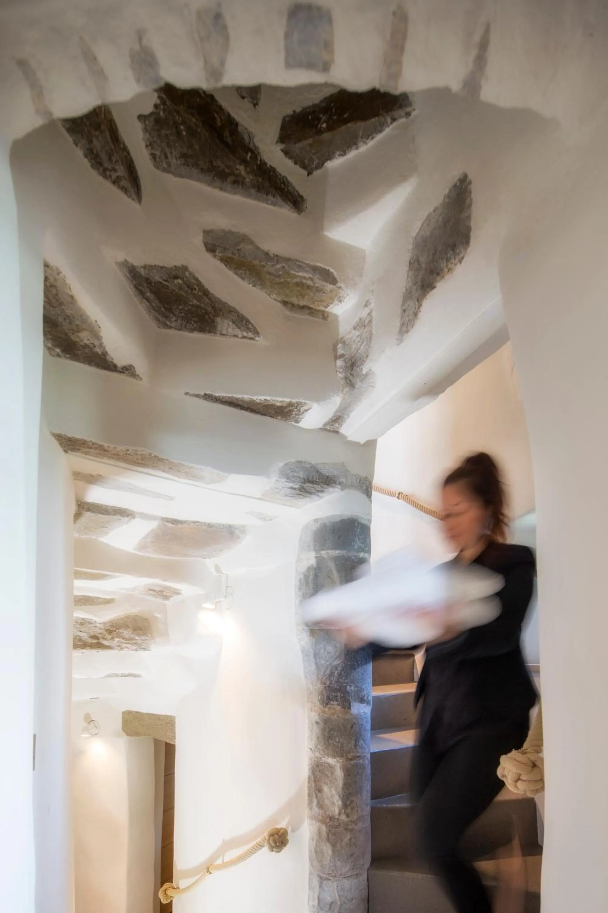 Staff in Roch Castle