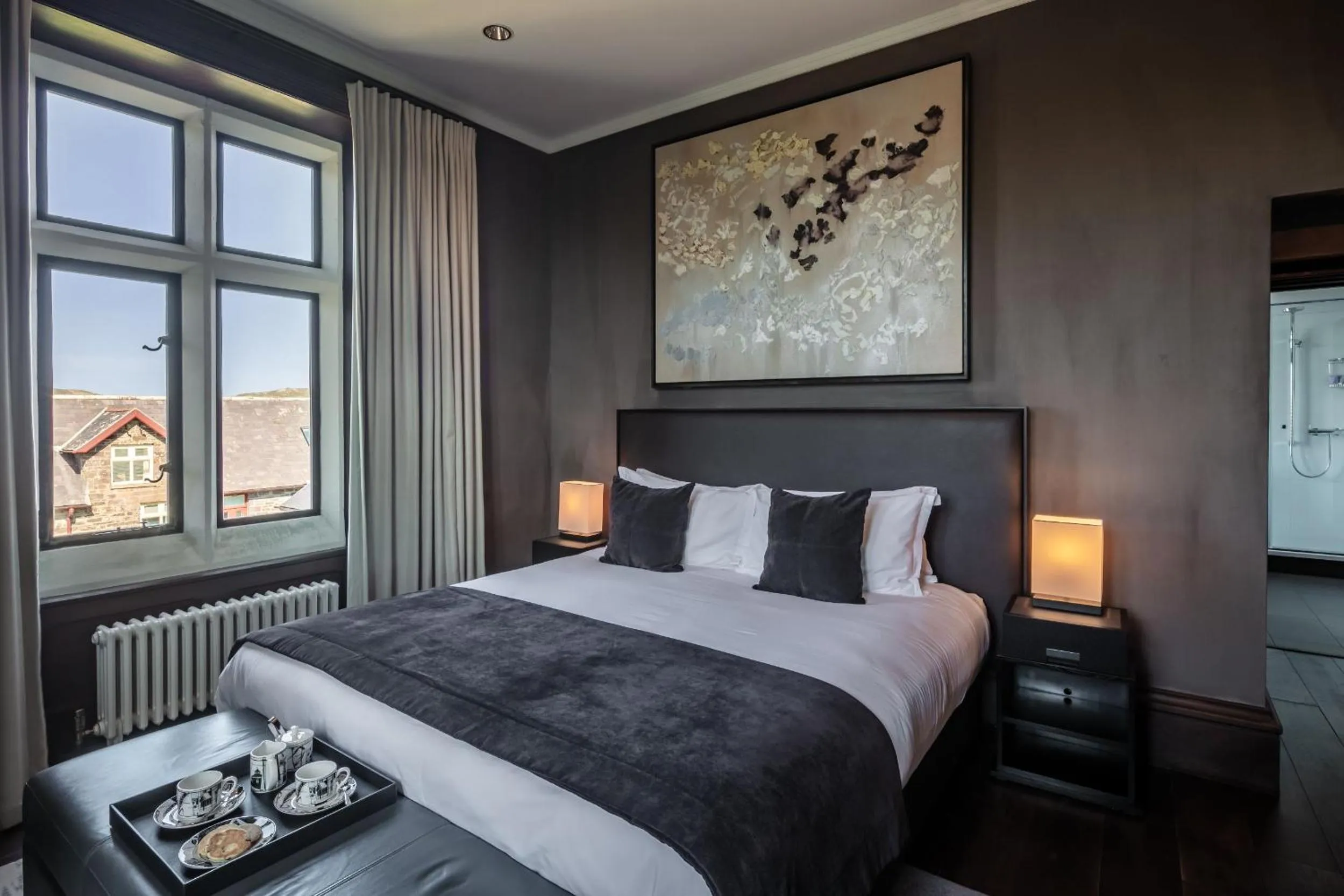 Bed in Penrhiw Priory