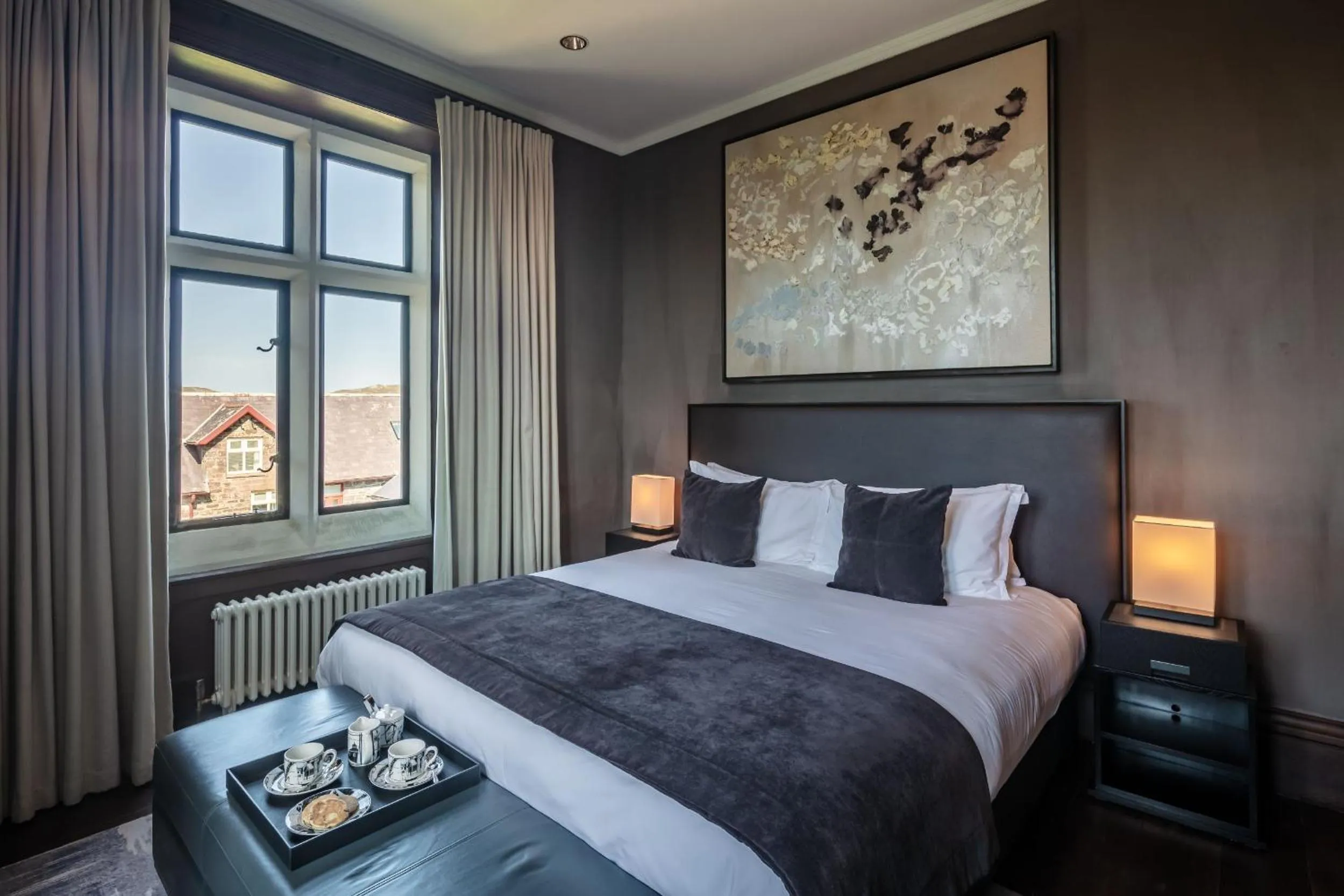 Bed in Penrhiw Priory