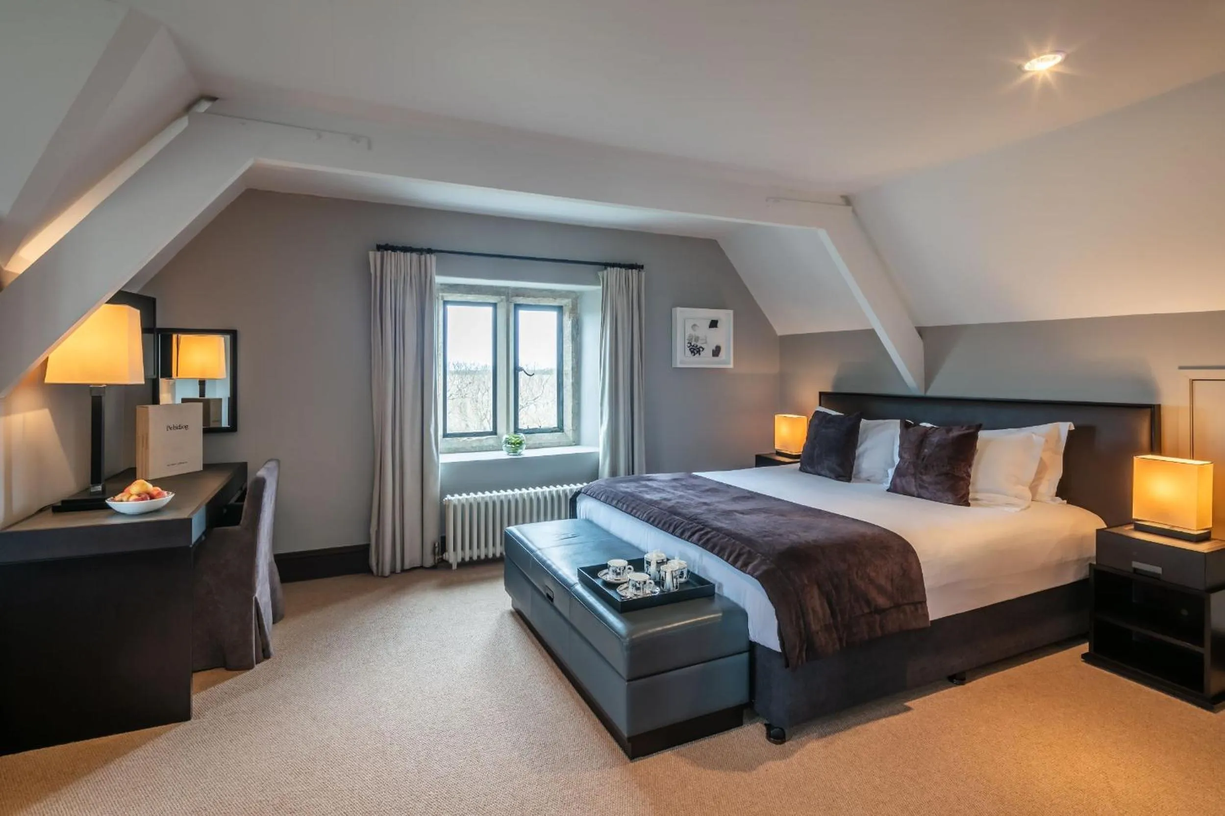 Bed in Penrhiw Priory