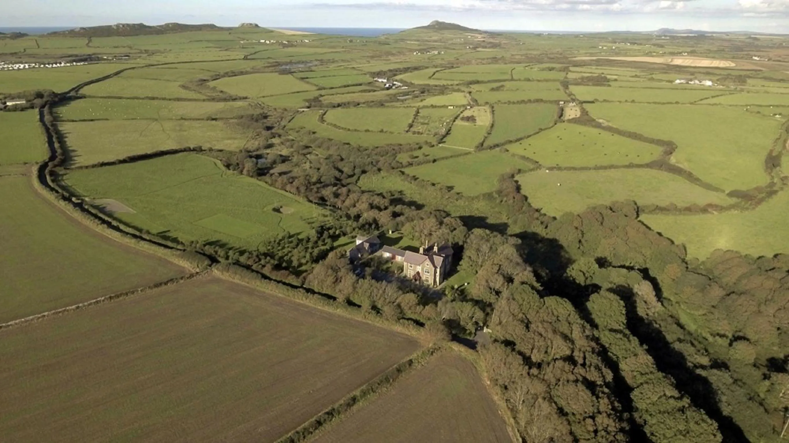 Natural landscape in Penrhiw Priory