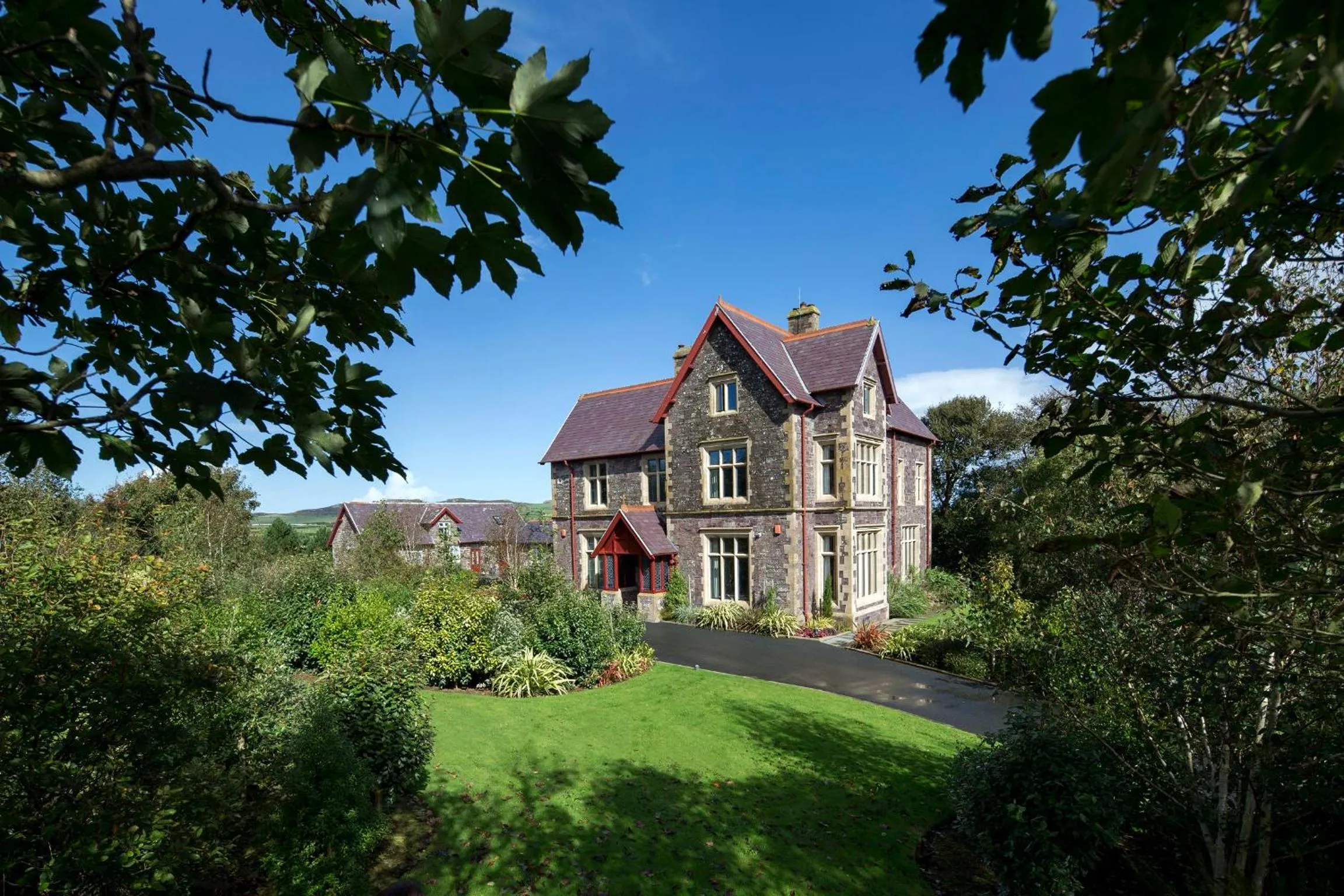Natural landscape in Penrhiw Priory