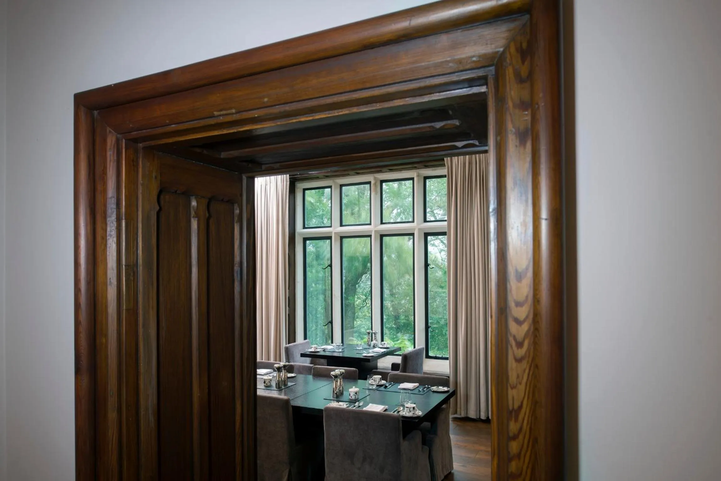 Dining area in Penrhiw Priory