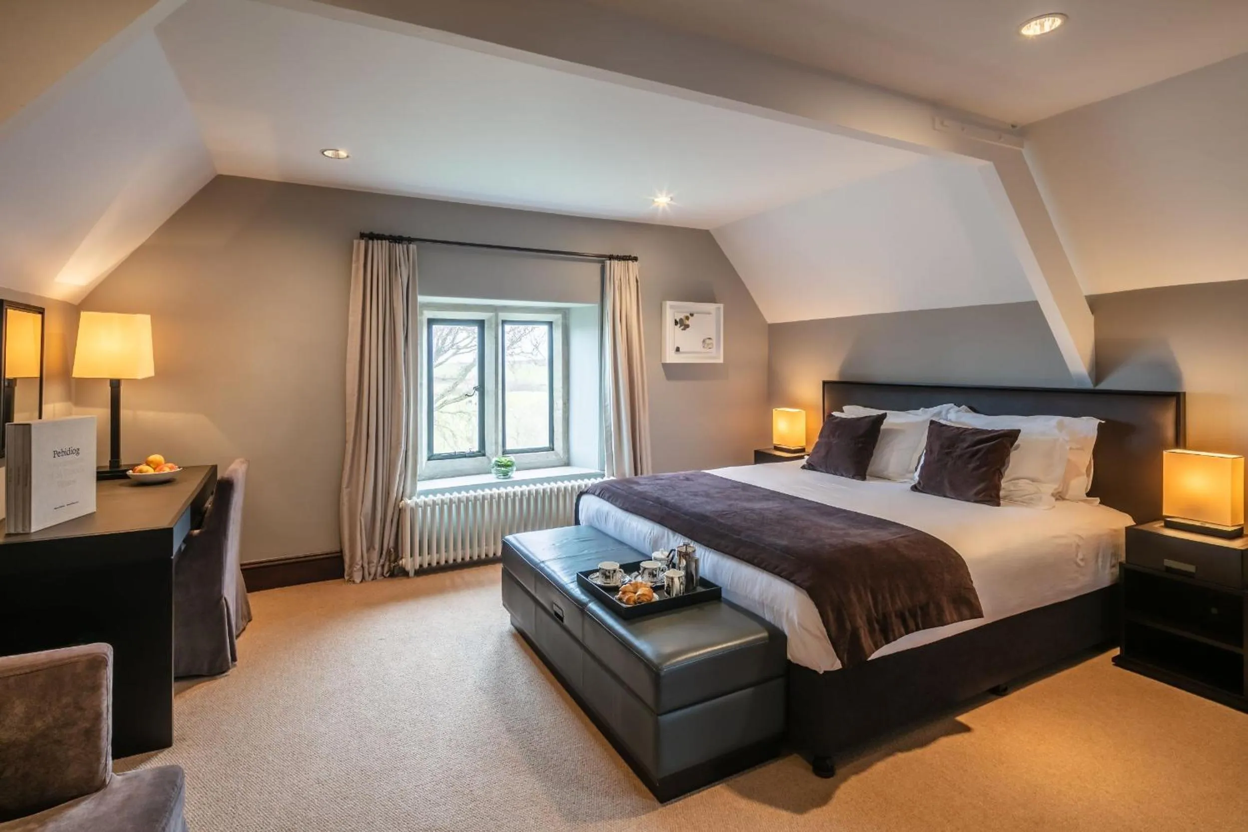 Bed in Penrhiw Priory