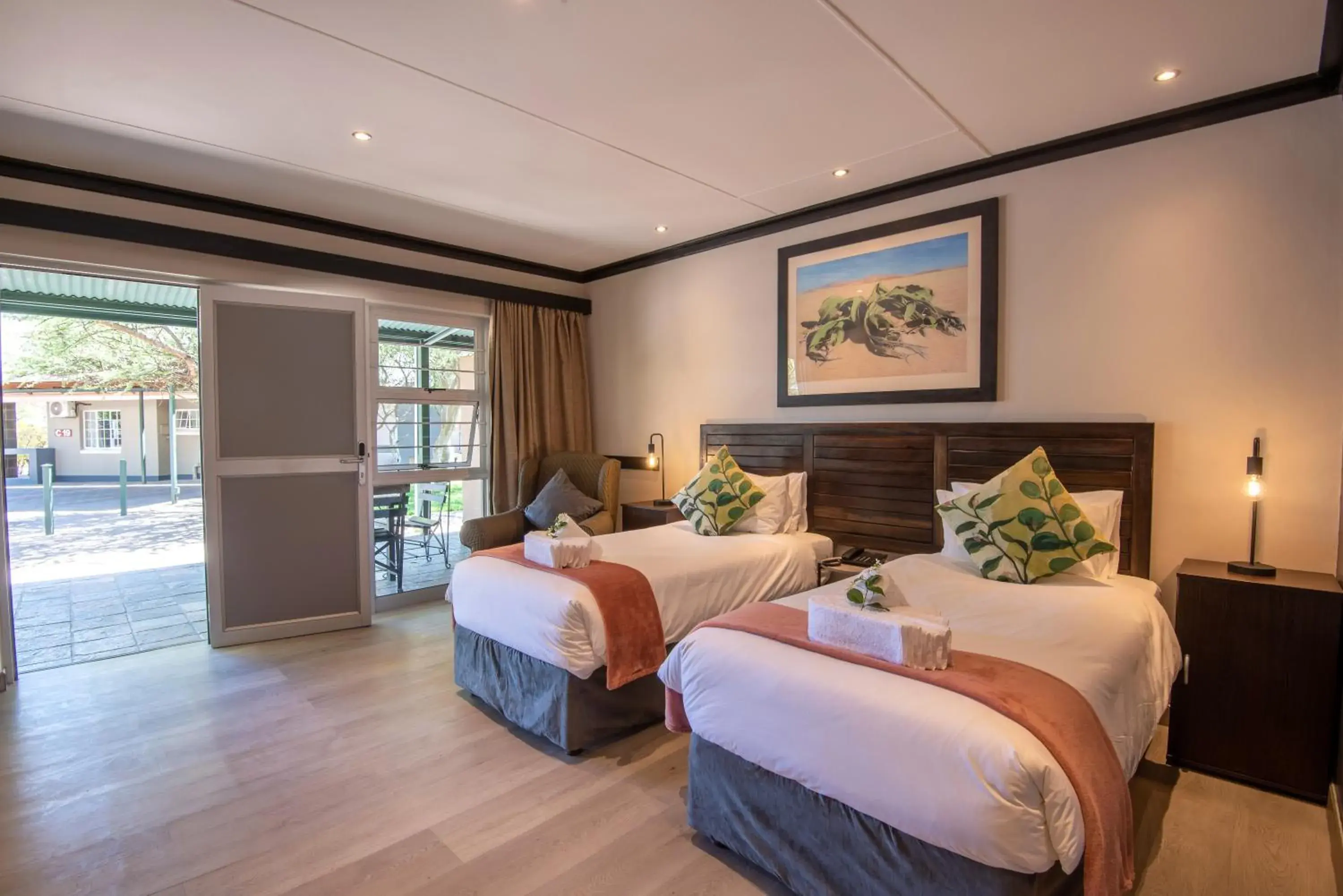 Luxury Twin Room - Non Pool Facing in Arebbusch Travel Lodge Luxury Twin Room - Non Pool Facing in Arebbusch Travel Lodge